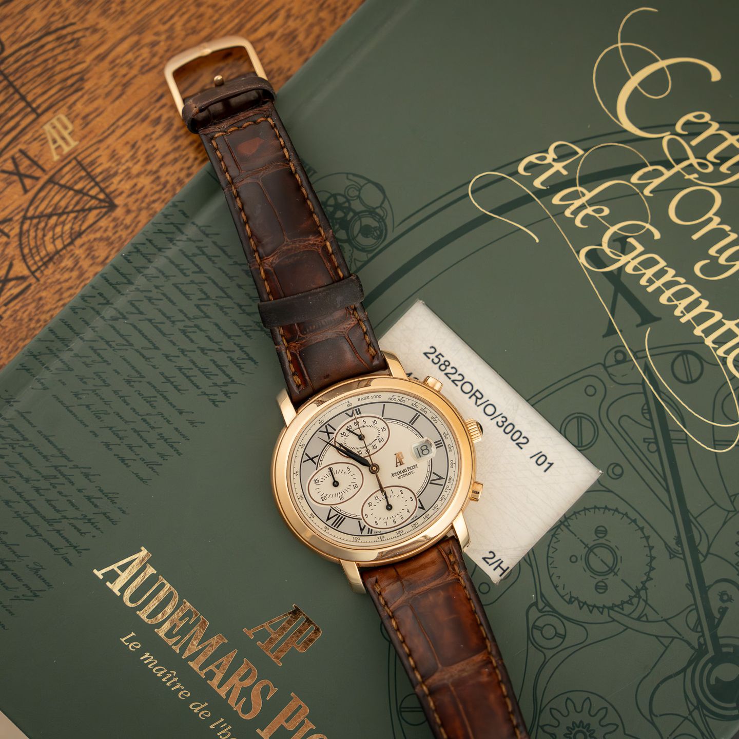 Audemars Piguet Millenary 25822OR/O/3002/01 (2002) - Grey dial 41 mm Rose Gold case (5/8)
