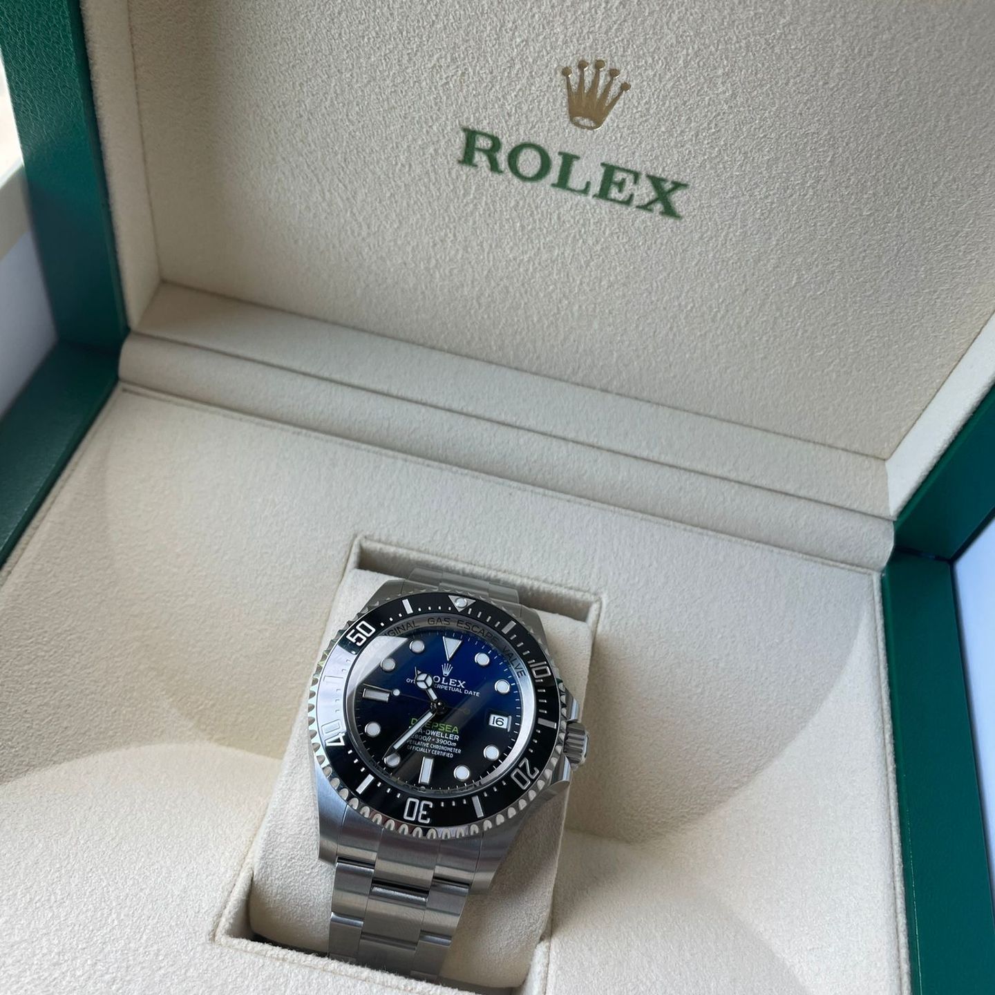 Rolex Sea-Dweller Deepsea 136660 (2023) - Blauw wijzerplaat 44mm Staal (1/1)