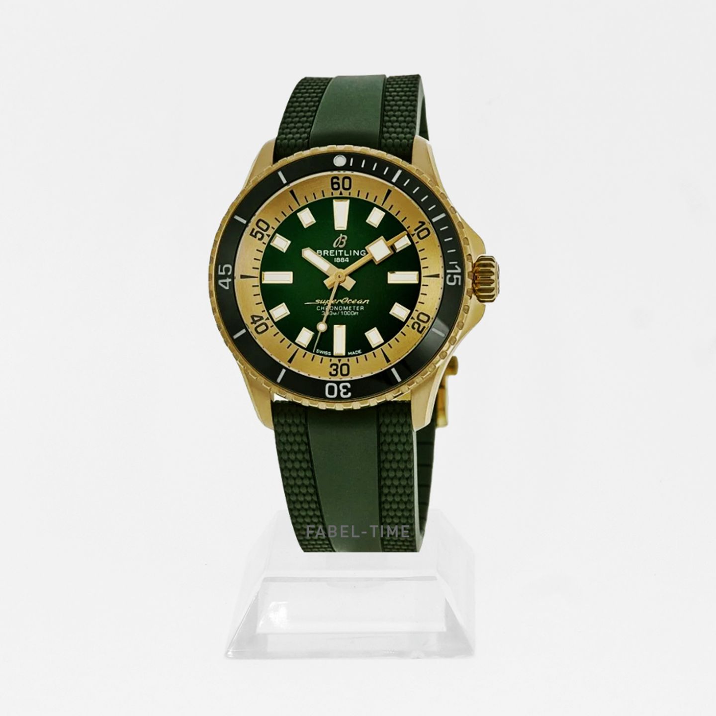 Breitling Superocean 42 N17375201L1S1 (2024) - Groen wijzerplaat 42mm Brons (1/1)