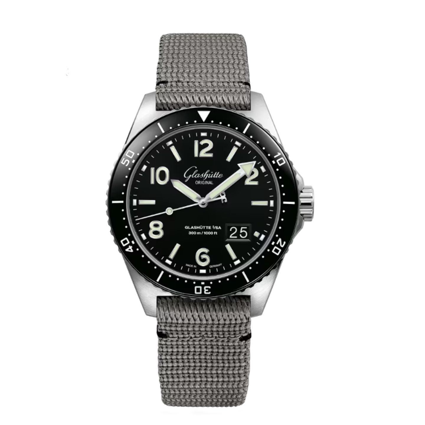 Glashütte Original SeaQ Panorama Date 1-36-13-01-80-34 (2023) - Black dial 43 mm Steel case (1/1)