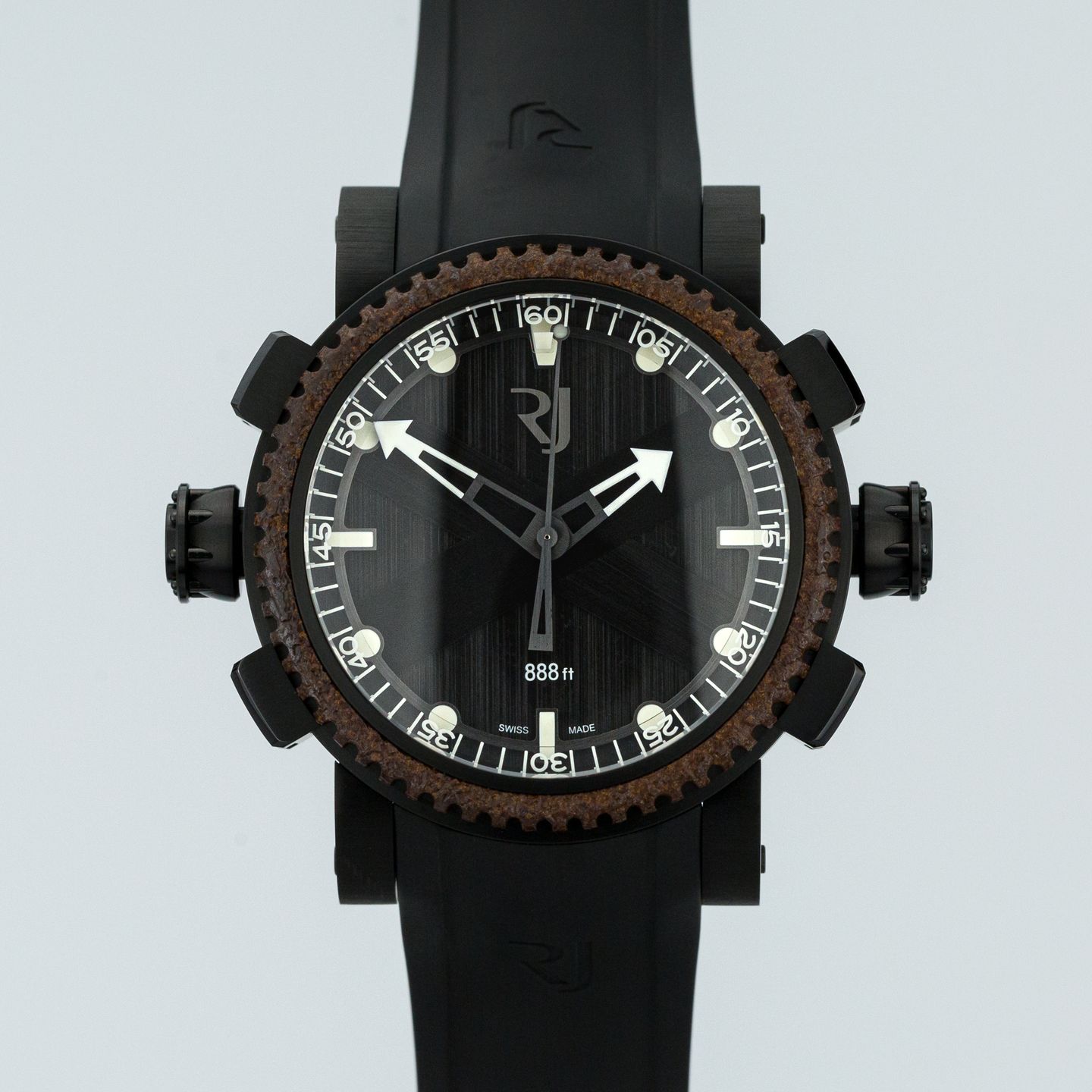 Romain Jerome Titanic-DNA RJ.T.AU.DI.001.01 (2022) - Zwart wijzerplaat 46mm Staal (1/8)