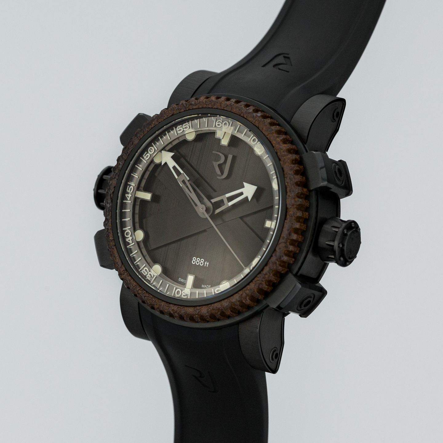 Romain Jerome Titanic-DNA RJ.T.AU.DI.001.01 (2022) - Black dial 46 mm Steel case (3/8)