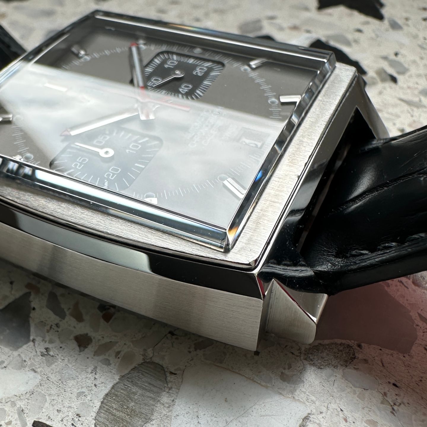 TAG Heuer Monaco CAW211J (2019) - Grey dial 39 mm Steel case (4/8)