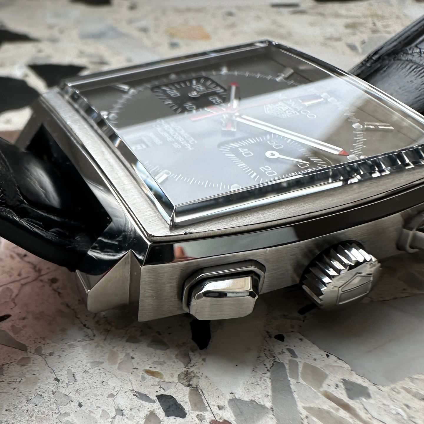 TAG Heuer Monaco CAW211J (2019) - Grey dial 39 mm Steel case (6/8)