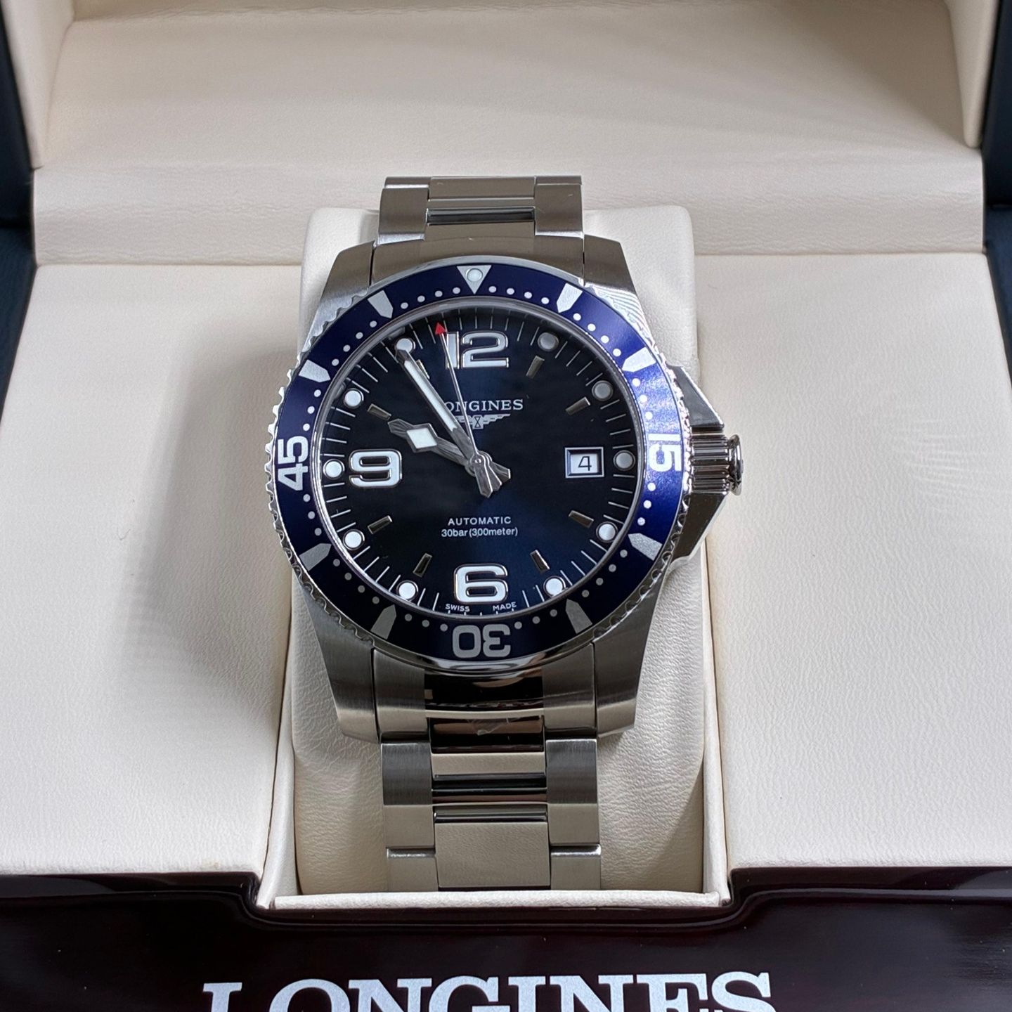 Longines HydroConquest L3.742.4.96.6 (2025) - Blue dial 41 mm Steel case (1/7)