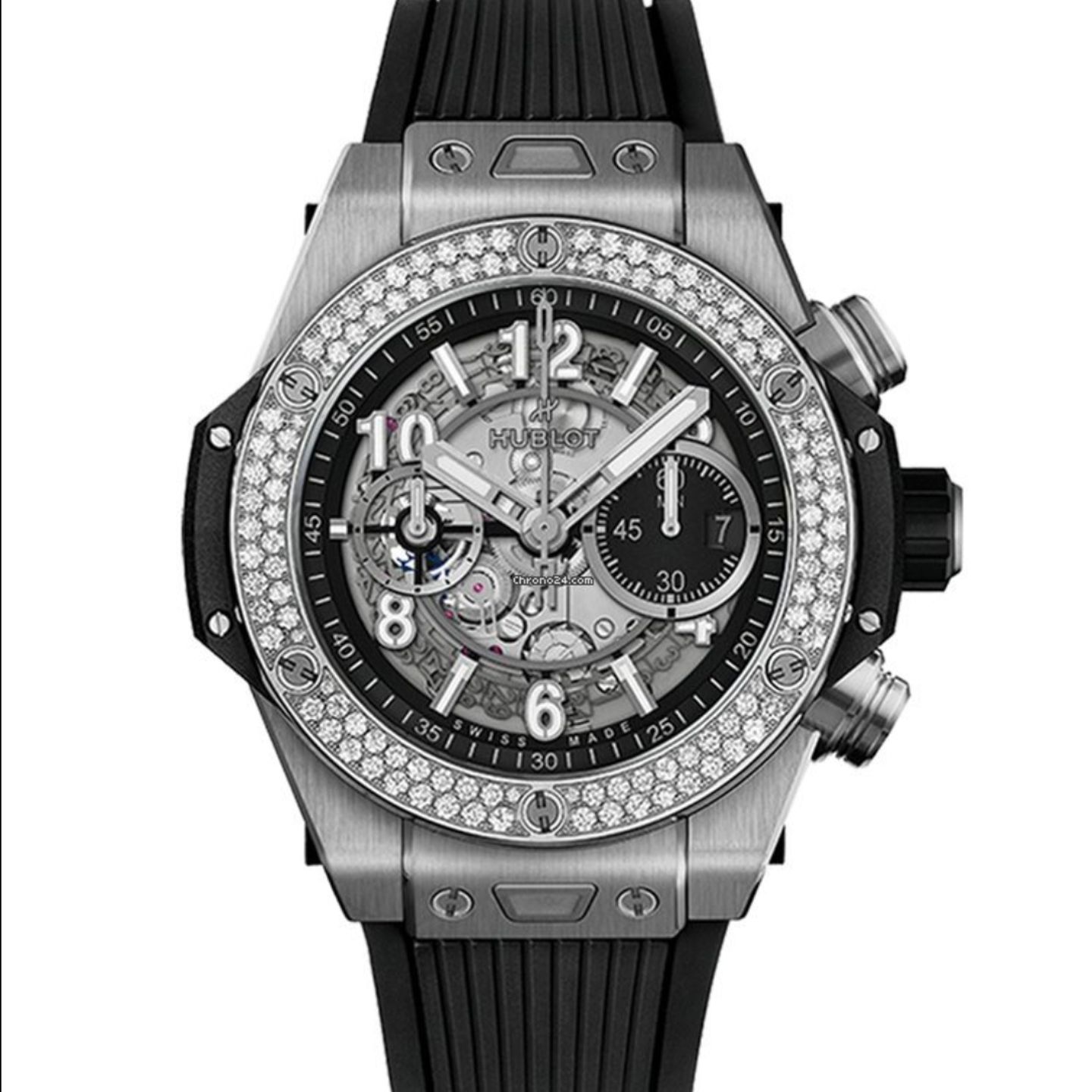 Hublot Big Bang Unico 421.NX.1170.RX.1704 (2023) - Transparant wijzerplaat 44mm Titanium (1/1)