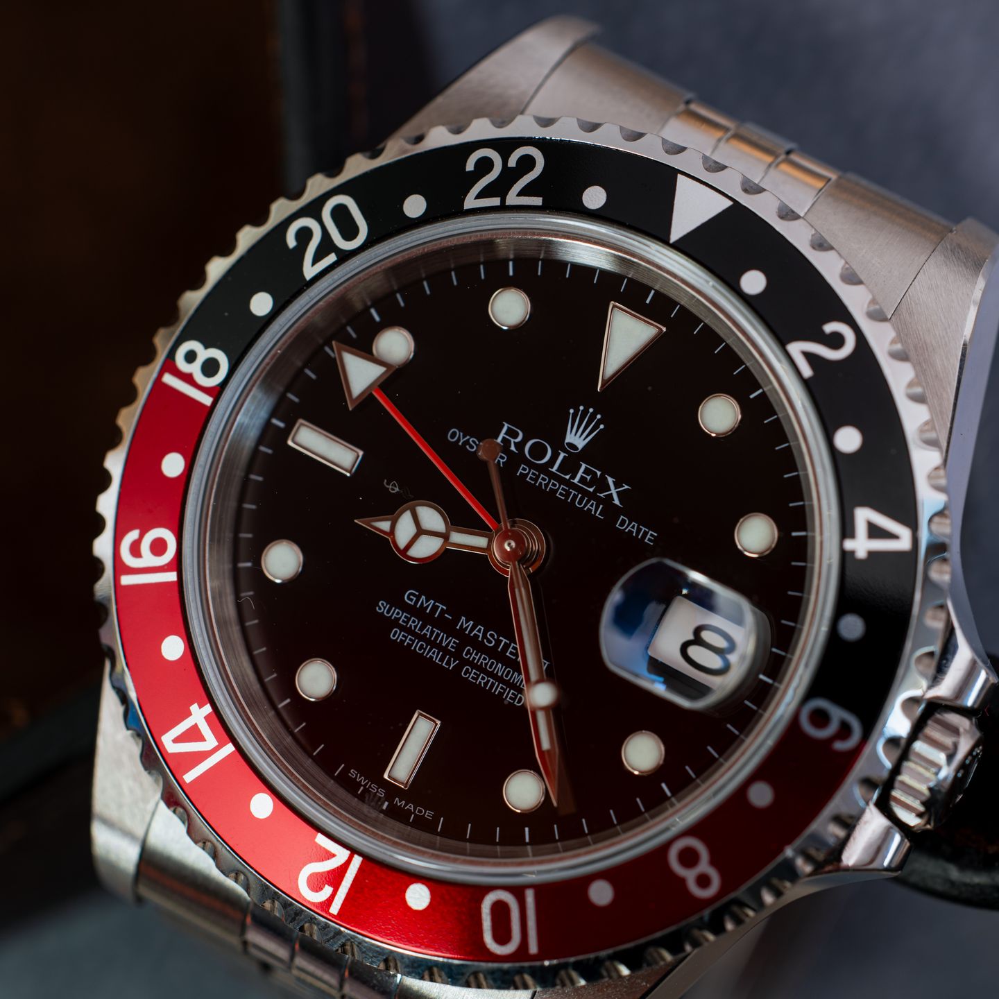 Rolex GMT-Master II 16710 (2007) - Zwart wijzerplaat 40mm Staal (4/8)