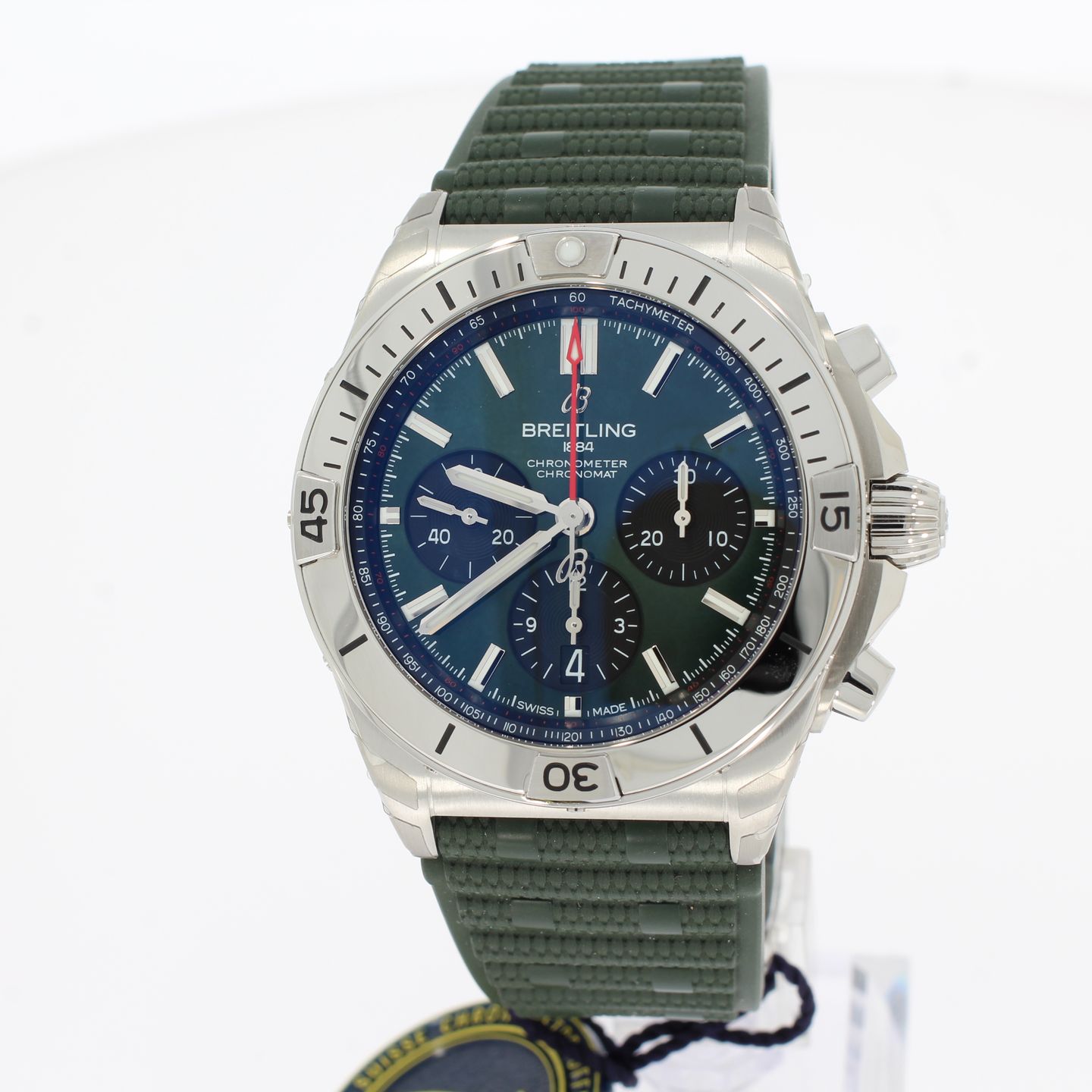 Breitling Chronomat 42 AB0134101L2S1 (2024) - Groen wijzerplaat 43mm Staal (1/1)