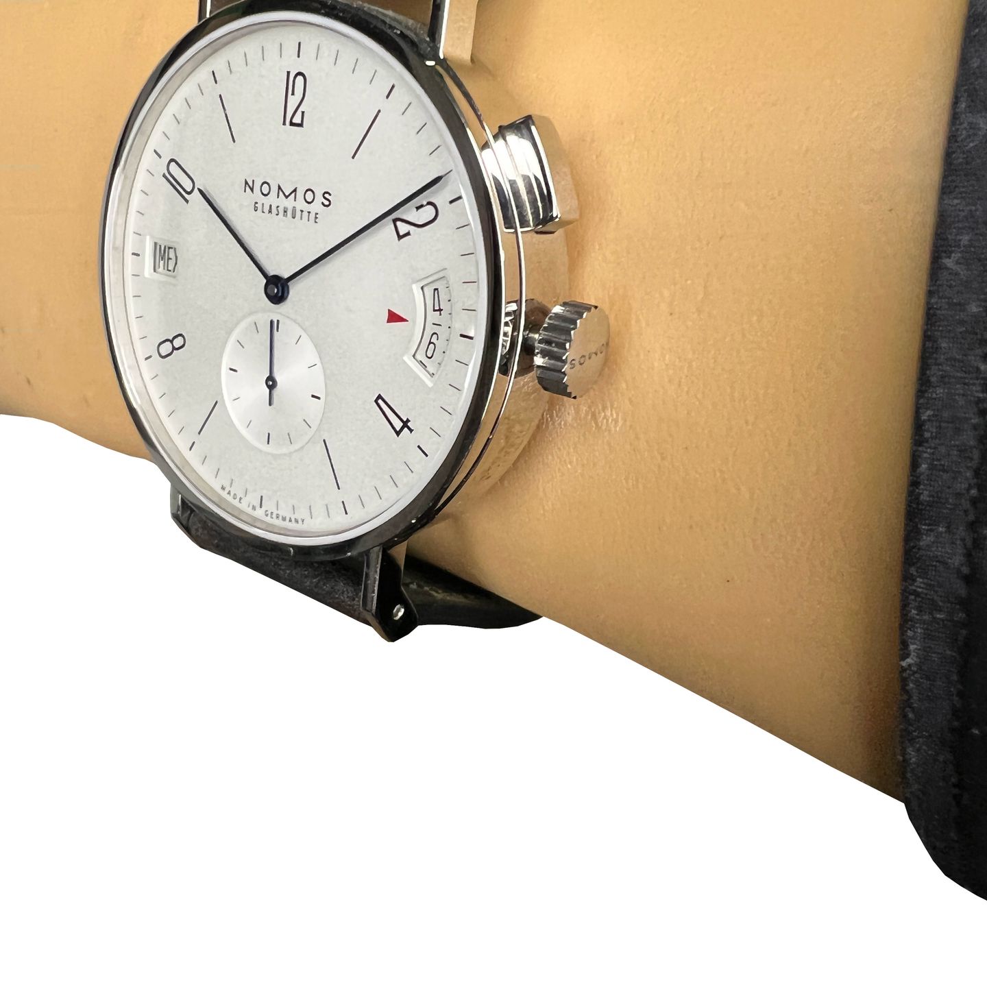 NOMOS Tangomat GMT 635 (2024) - Wit wijzerplaat 40mm Staal (5/8)