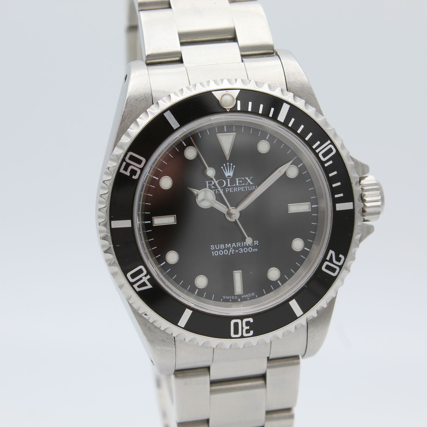Rolex Submariner No Date 14060 (2000) - Black dial 40 mm Steel case (3/8)