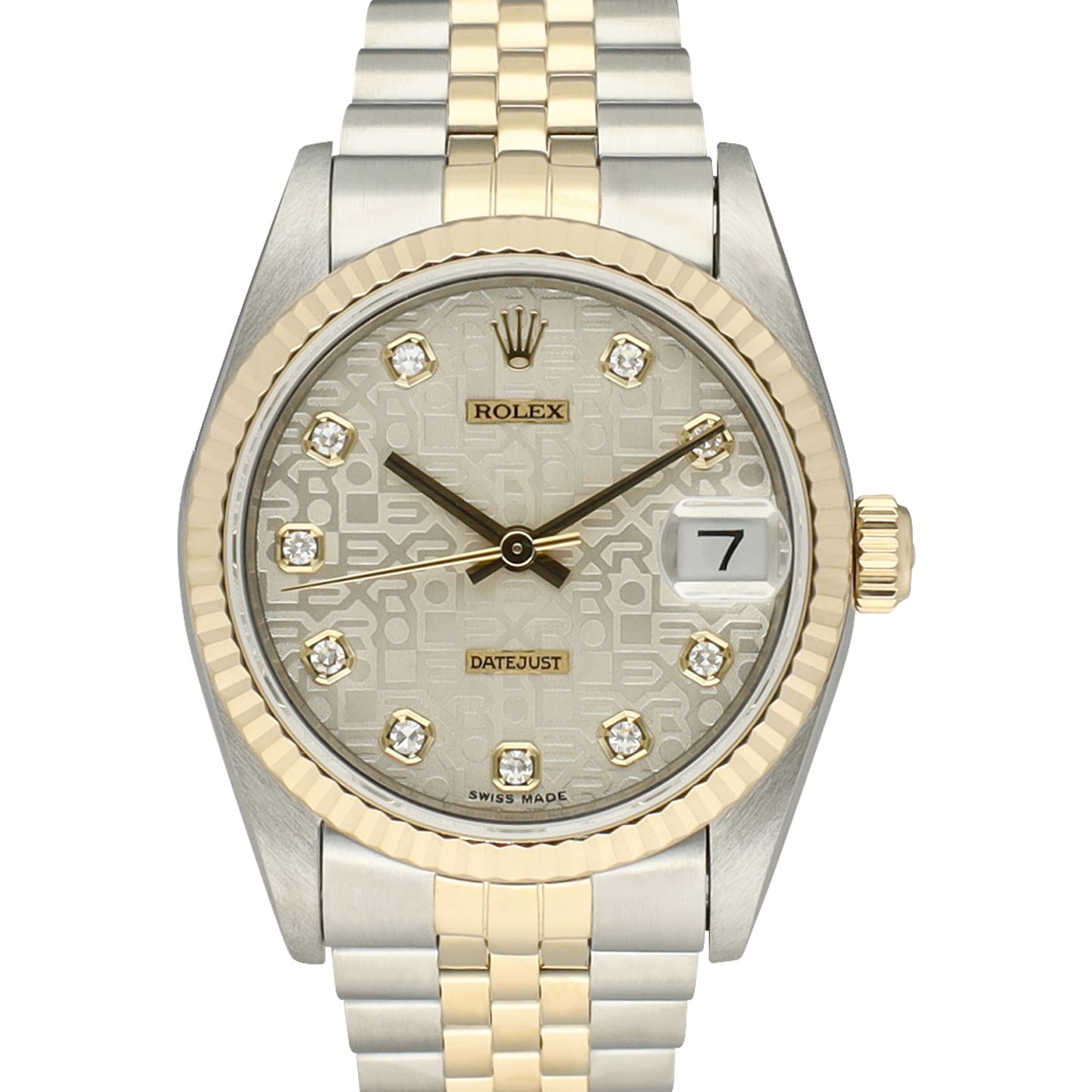 Rolex Datejust 31 68273 (1995) - Zilver wijzerplaat 31mm Goud/Staal (2/8)