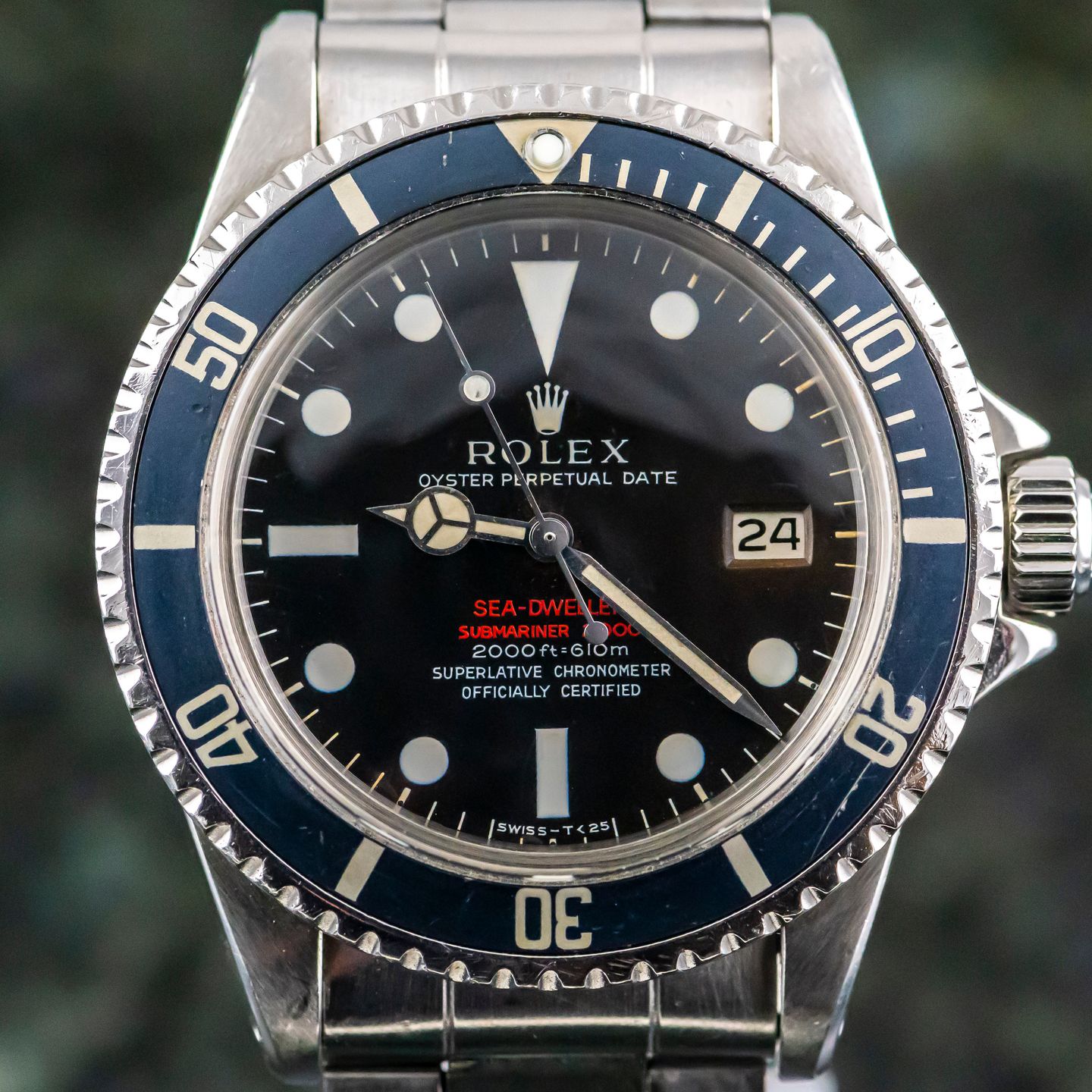 Rolex Sea-Dweller 1665 (1971) - Zwart wijzerplaat 40mm Staal (4/8)