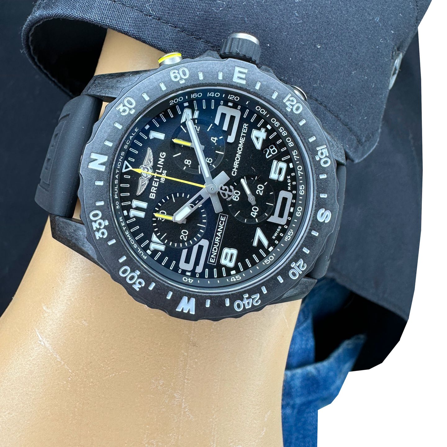 Breitling Endurance Pro X82310E51B1S1 (2024) - Zwart wijzerplaat 44mm Plastic (5/8)