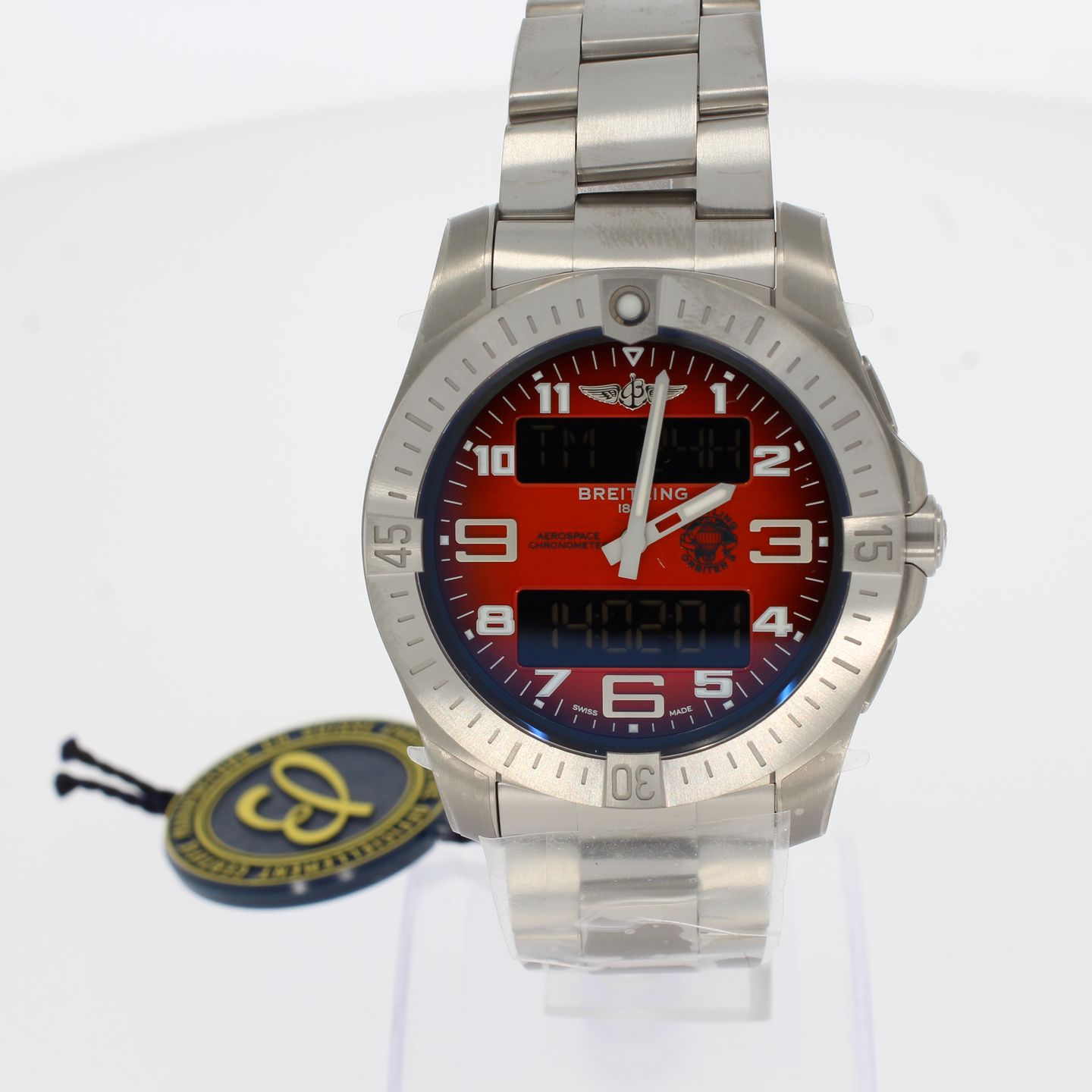 Breitling Aerospace EB70101A1O1E1 (2024) - Oranje wijzerplaat 43mm Titanium (1/1)