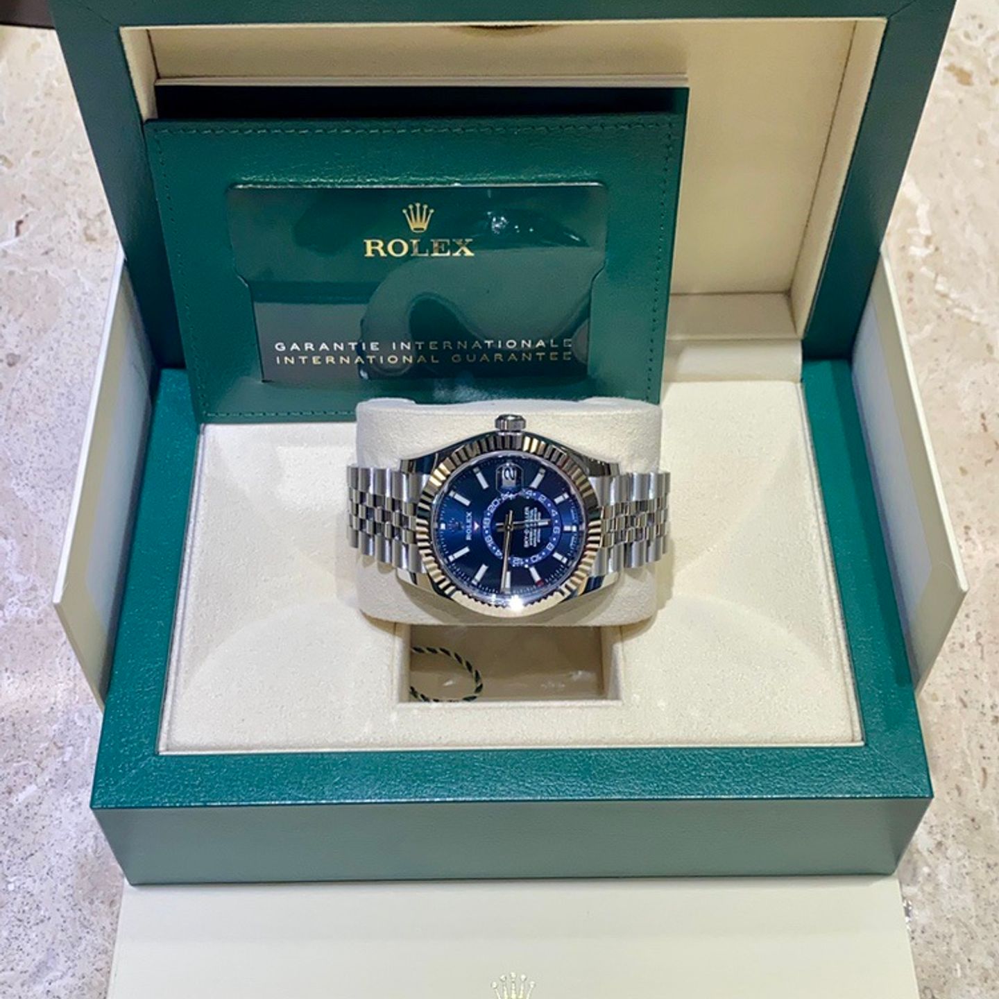 Rolex Sky-Dweller 326934 (2022) - Blue dial 42 mm Steel case (4/8)