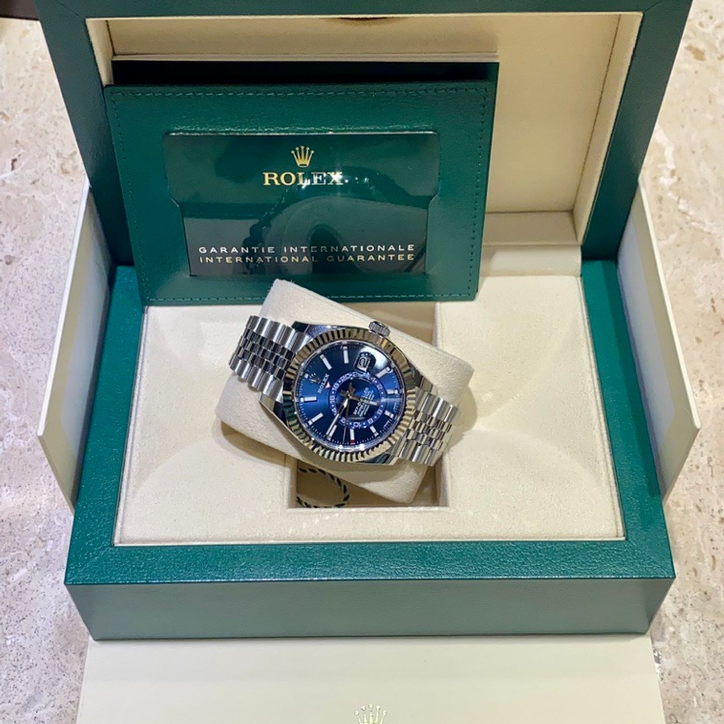Rolex Sky-Dweller 326934 (2022) - Blue dial 42 mm Steel case (3/8)