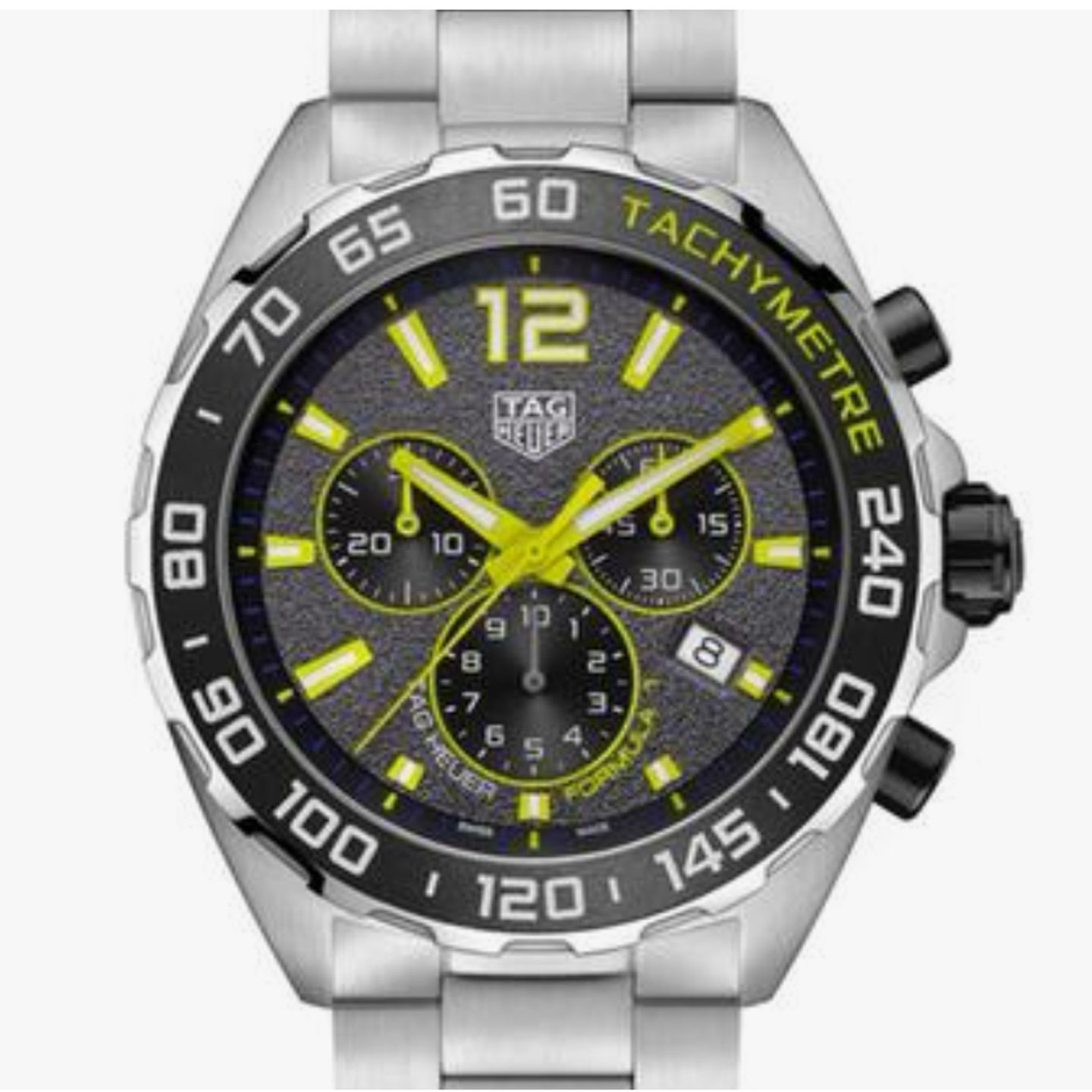 TAG Heuer Formula 1 Quartz CAZ101AG.BA0842 (2024) - Grijs wijzerplaat 43mm Staal (1/1)