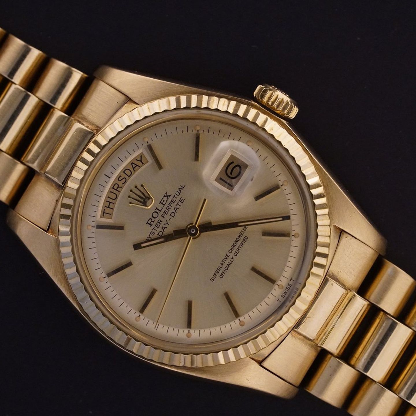 Rolex Day-Date 1803 (1978) - Gold dial 36 mm Yellow Gold case (5/8)
