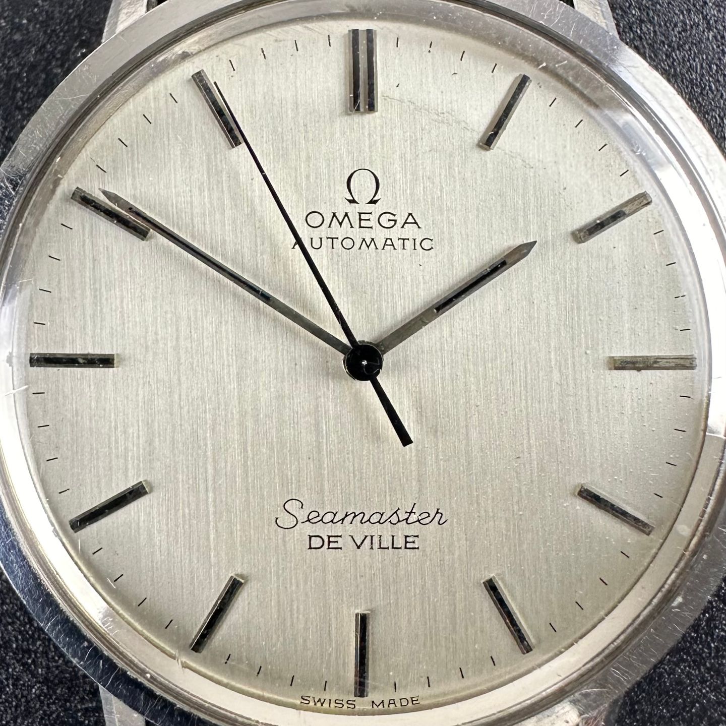 Omega Seamaster 165.008 (1966) - Grey dial 34 mm Steel case (8/8)