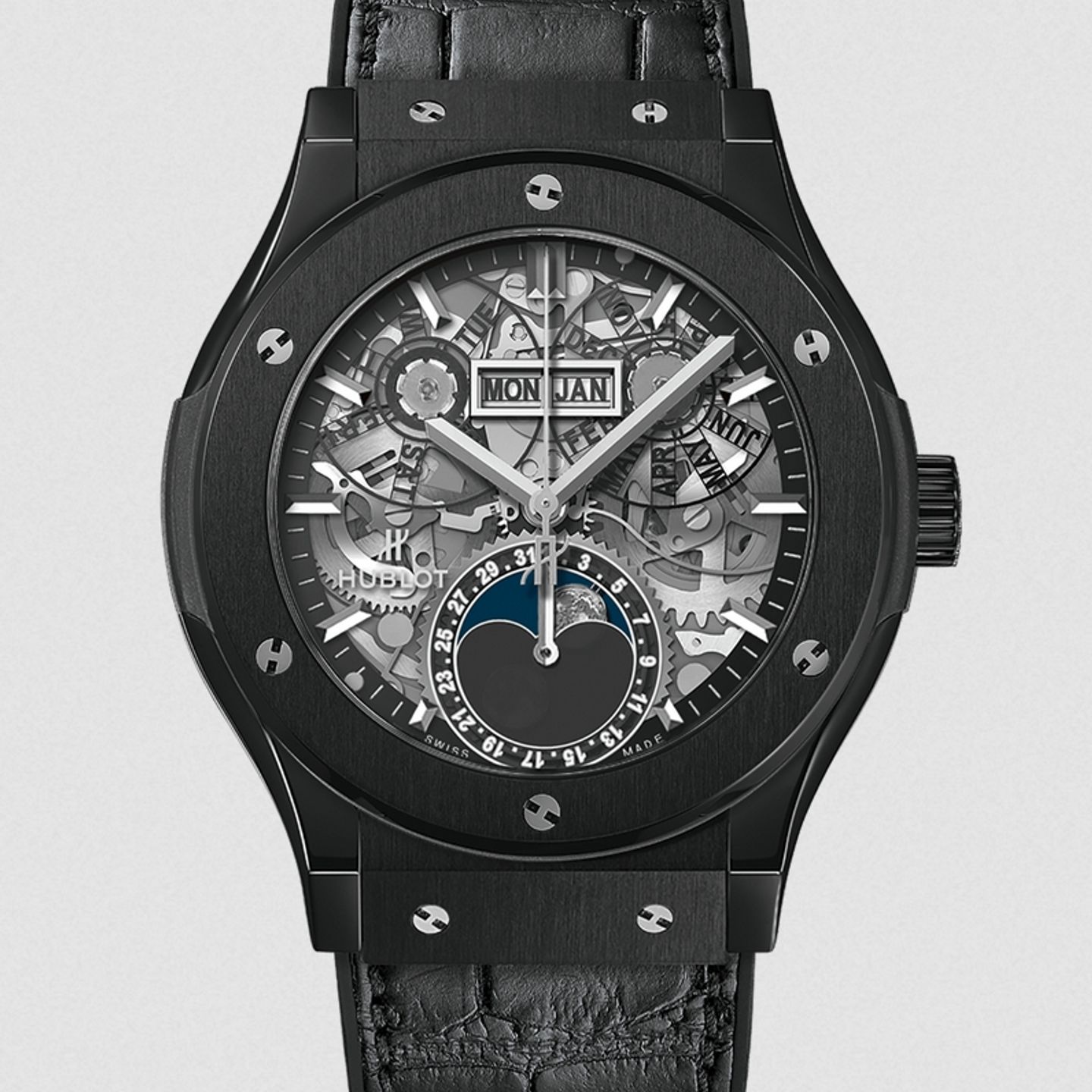 Hublot Classic Fusion Aerofusion 547.CX.0170.LR (2023) - Transparant wijzerplaat 42mm Keramiek (1/1)