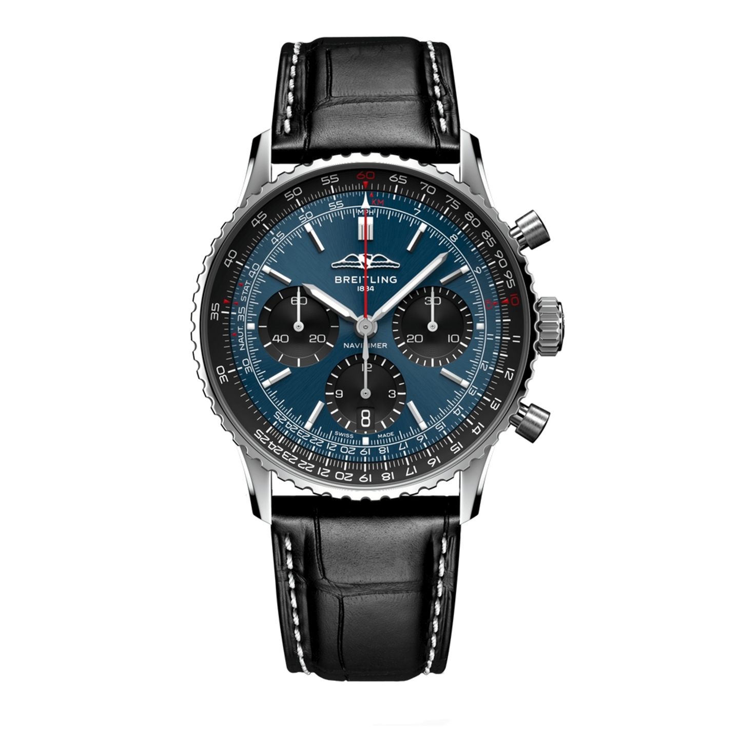 Breitling Navitimer AB0139241C1P1 (2023) - Blauw wijzerplaat 41mm Staal (1/1)