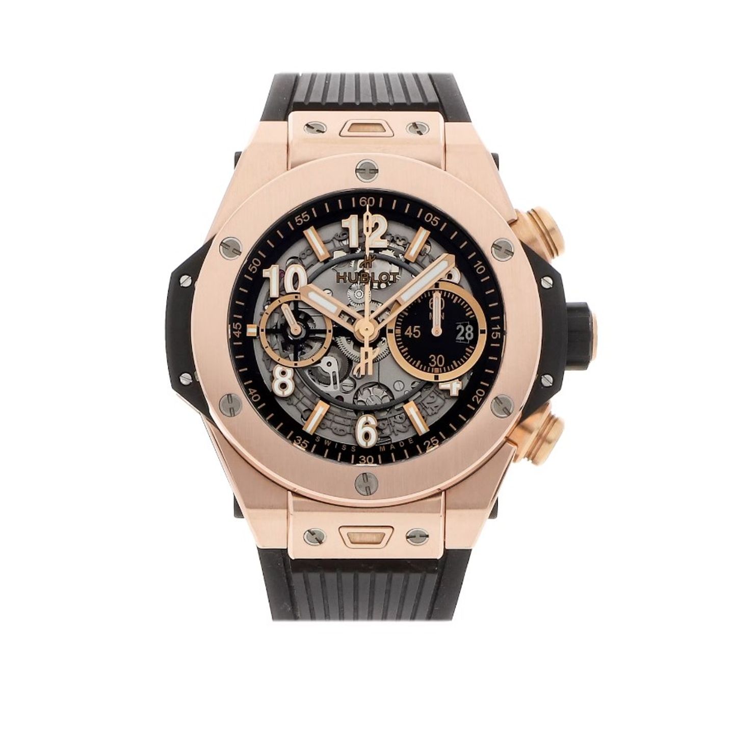 Hublot Big Bang Unico 421.OX.1180.RX (2024) - Transparent dial 44 mm Rose Gold case (1/1)