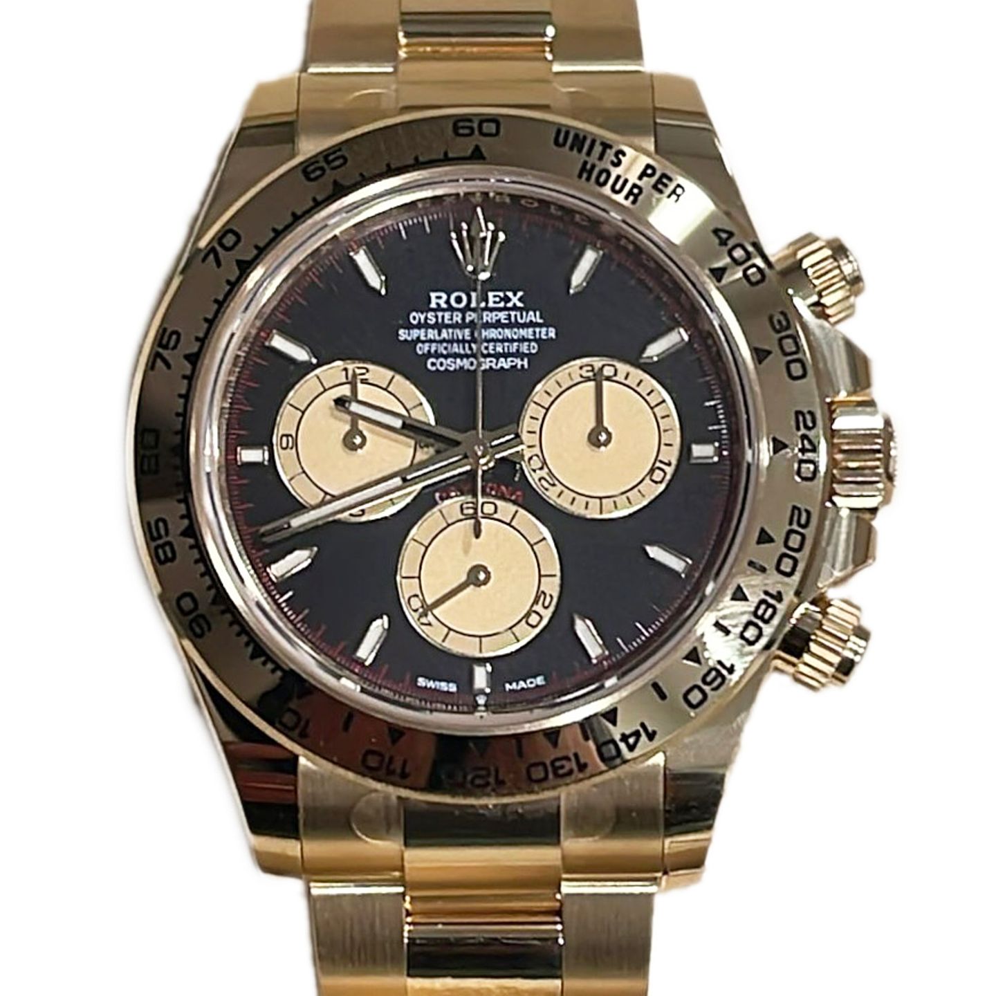 Rolex Daytona 126508 (2024) - Black dial 40 mm Yellow Gold case (1/1)