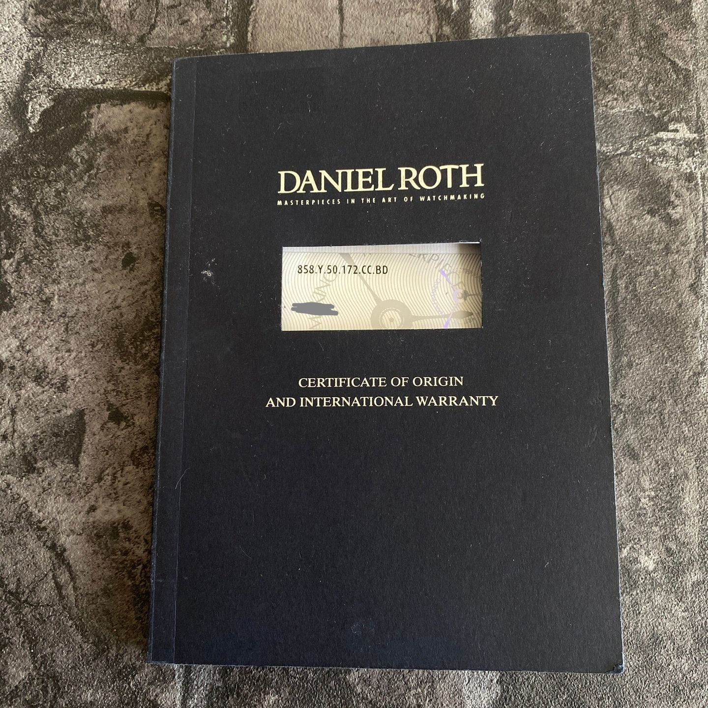 Daniel Roth Metropolitan 858.Y.50.172.CC.BD (2007) - Black dial 44 mm Rose Gold case (7/8)