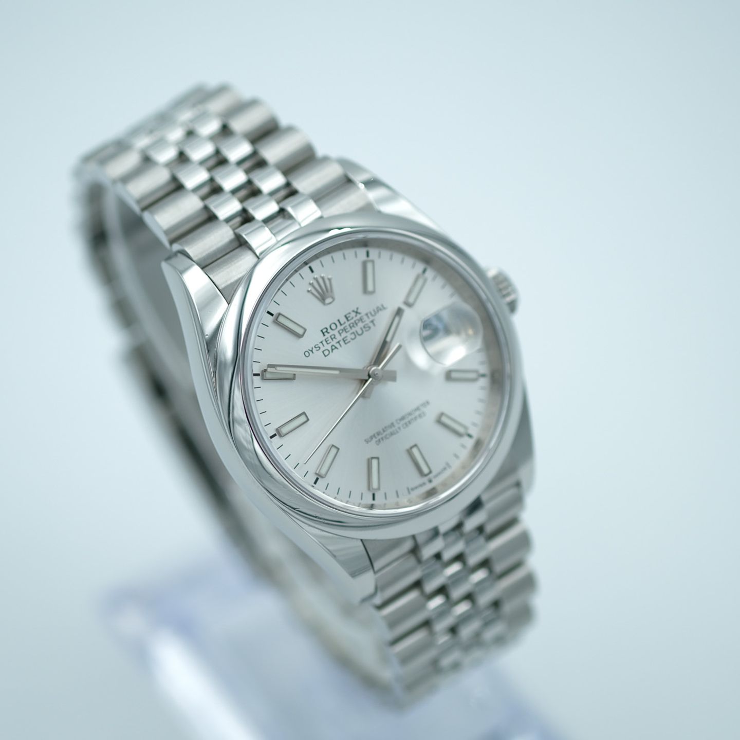 Rolex Datejust 36 126200 (2023) - Zilver wijzerplaat 36mm Staal (7/8)