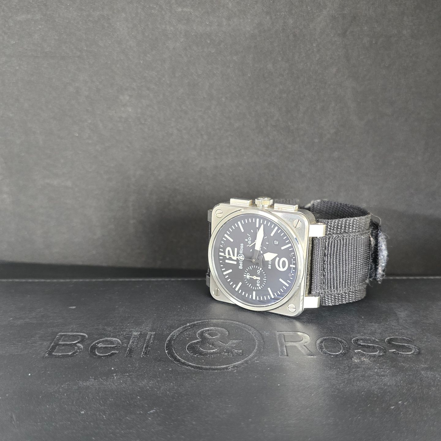 Bell & Ross Instruments BR0394-BL-ST (Onbekend (willekeurig serienummer)) - Zwart wijzerplaat 42mm Keramiek (6/7)
