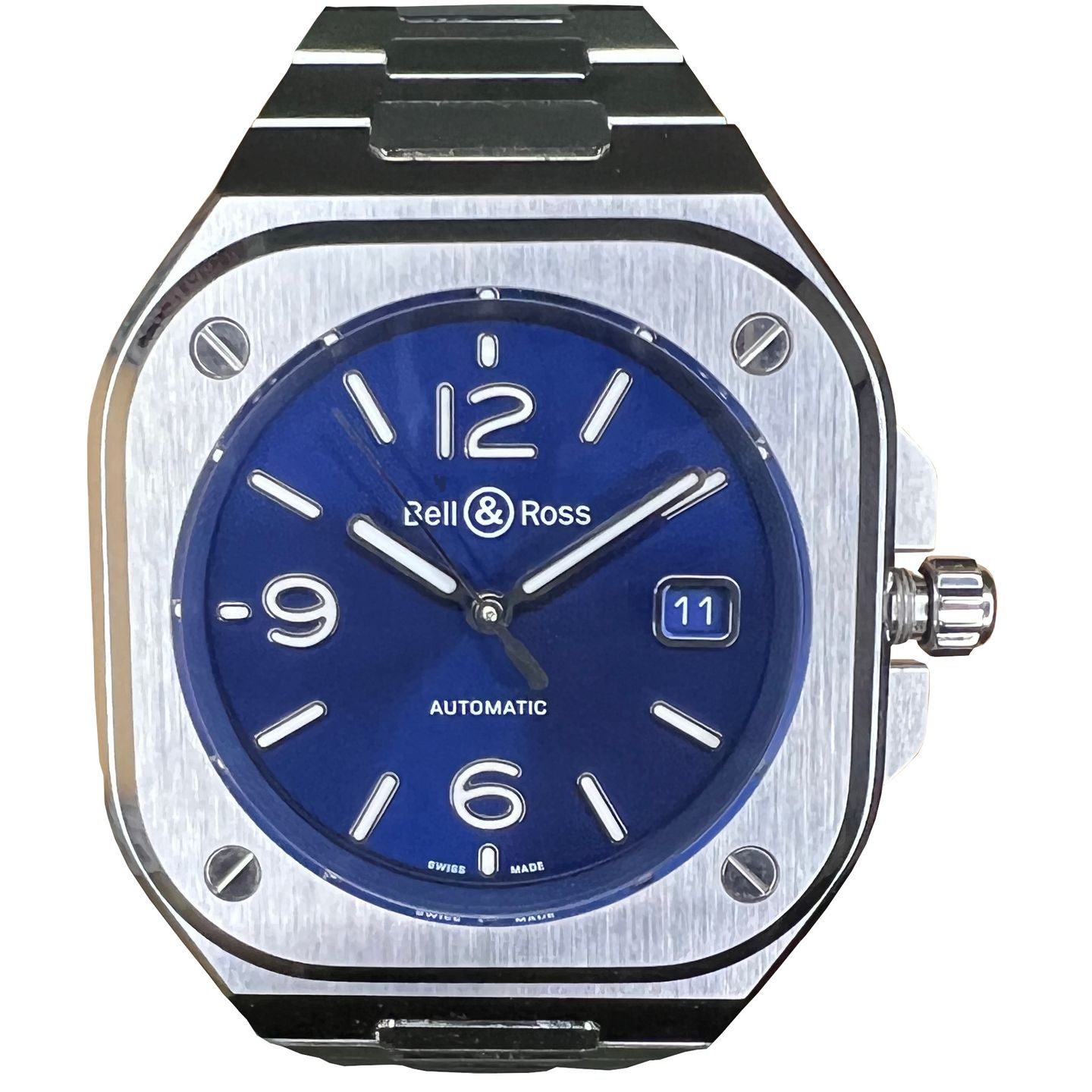 Bell & Ross BR 05 BR05A-BLU-ST/SST (2024) - Blue dial 40 mm Steel case (1/8)