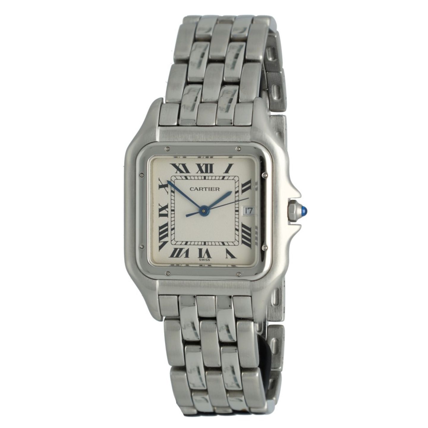 Cartier Panthère 1300 (1995) - Wit wijzerplaat 29mm Staal (1/1)