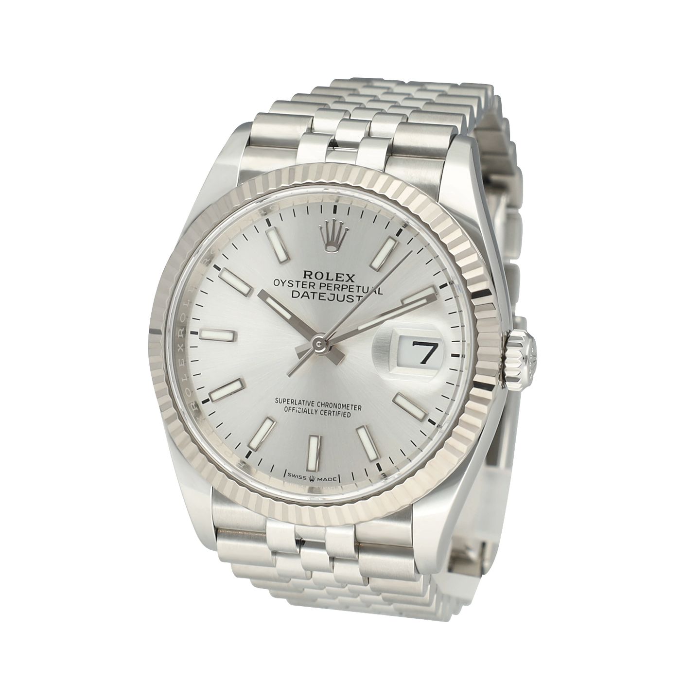 Rolex Datejust 36 126234 (2023) - Zilver wijzerplaat 36mm Staal (4/8)