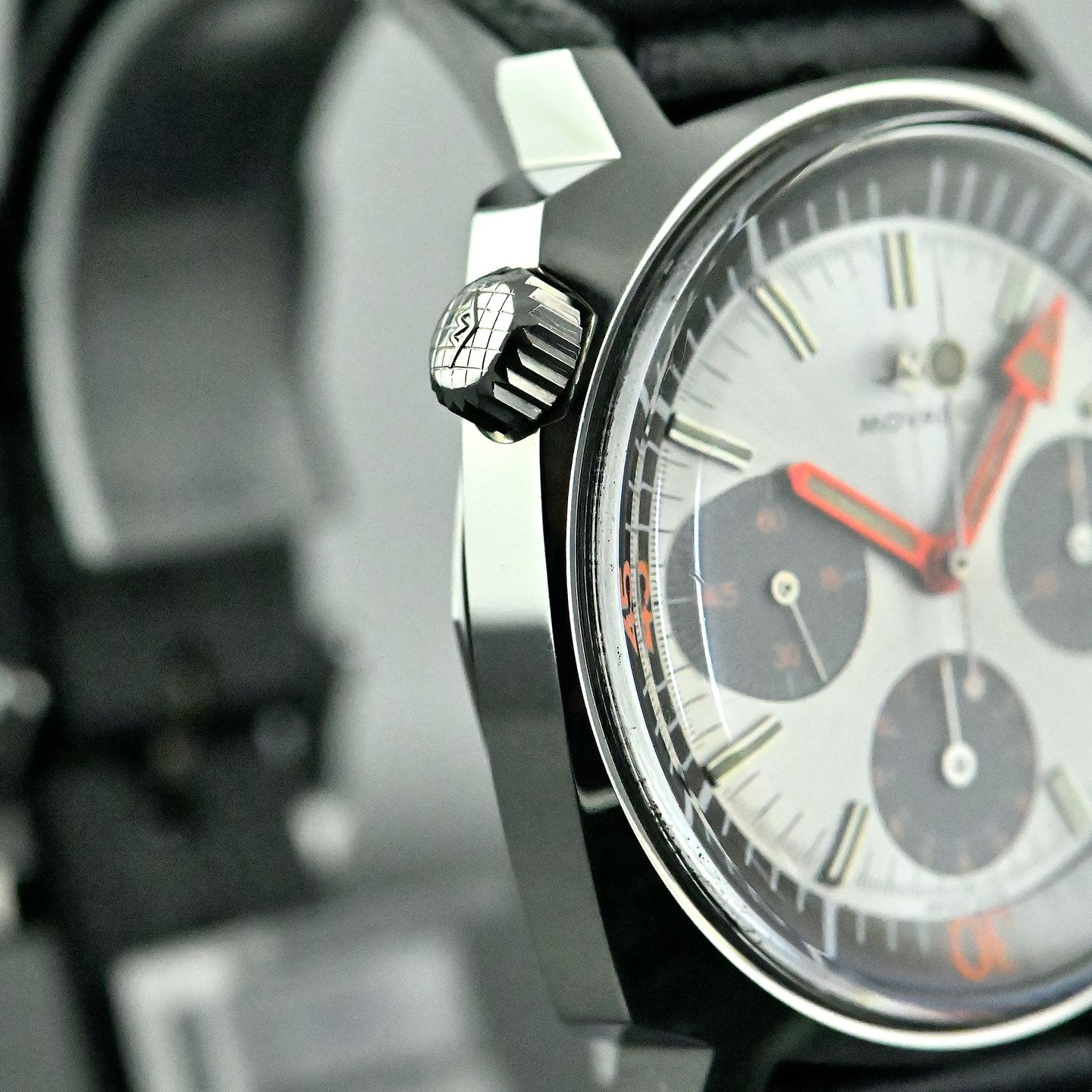 Movado Vintage 206-705-503 (1969) - Grijs wijzerplaat 41mm Staal (7/8)