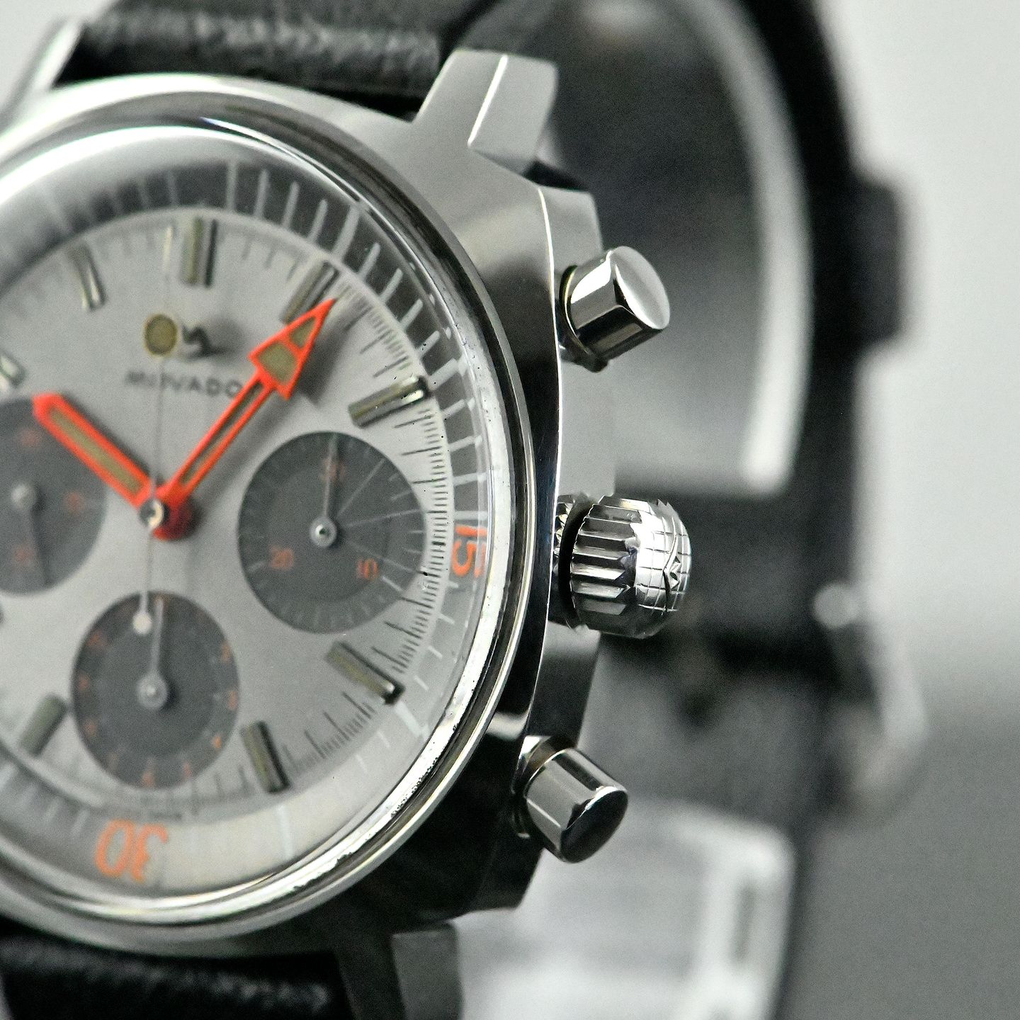 Movado Vintage 206-705-503 (1969) - Grijs wijzerplaat 41mm Staal (8/8)