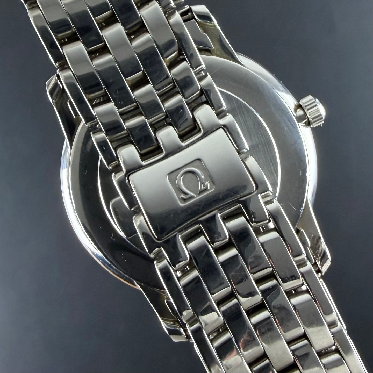 Omega De Ville Prestige 125.0150 (1995) - White dial 34 mm Steel case (7/8)