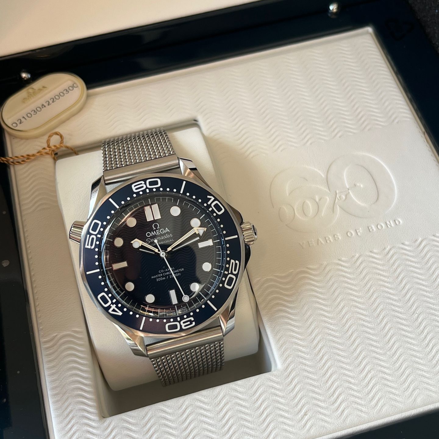 Omega Seamaster Diver 300 M 210.30.42.20.03.002 (2023) - Blauw wijzerplaat 42mm Staal (2/8)