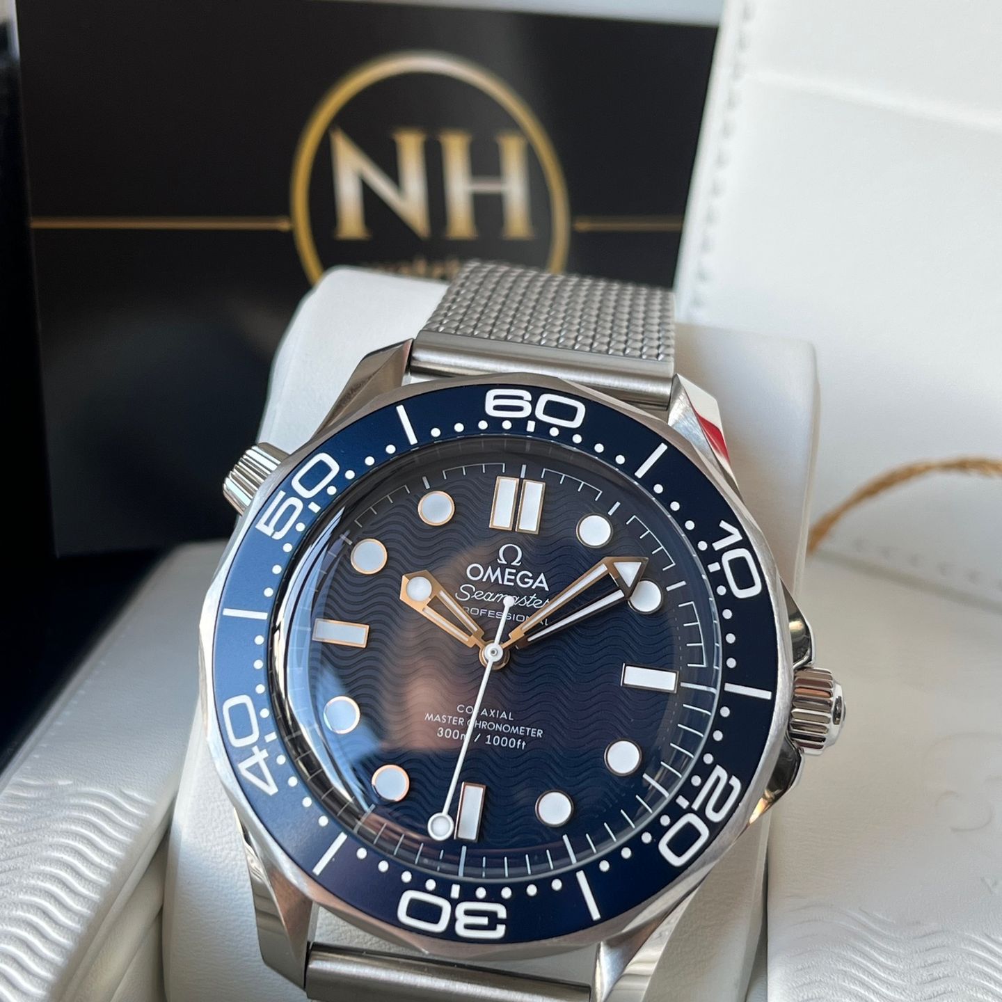Omega Seamaster Diver 300 M 210.30.42.20.03.002 (2023) - Blauw wijzerplaat 42mm Staal (1/8)