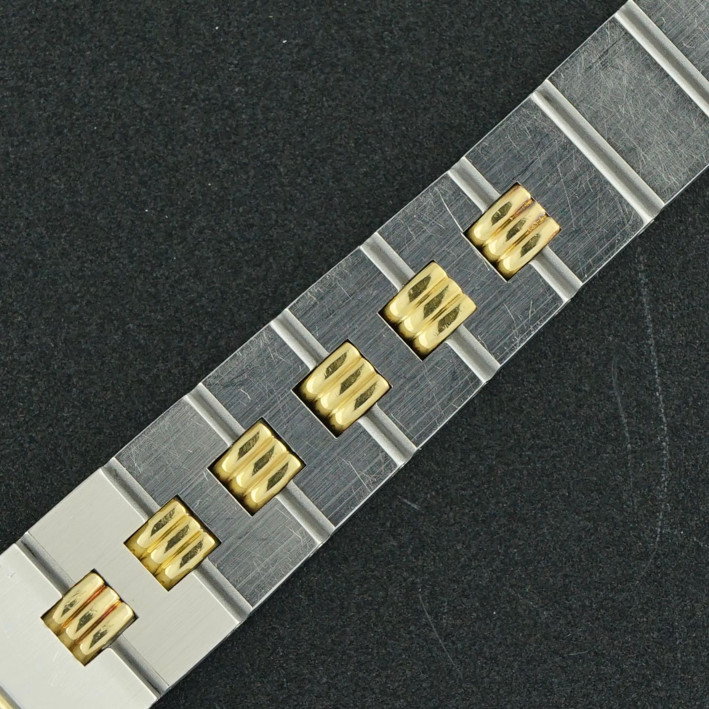 Cartier Santos 0907 (1990) - Wit wijzerplaat 25mm Goud/Staal (7/8)