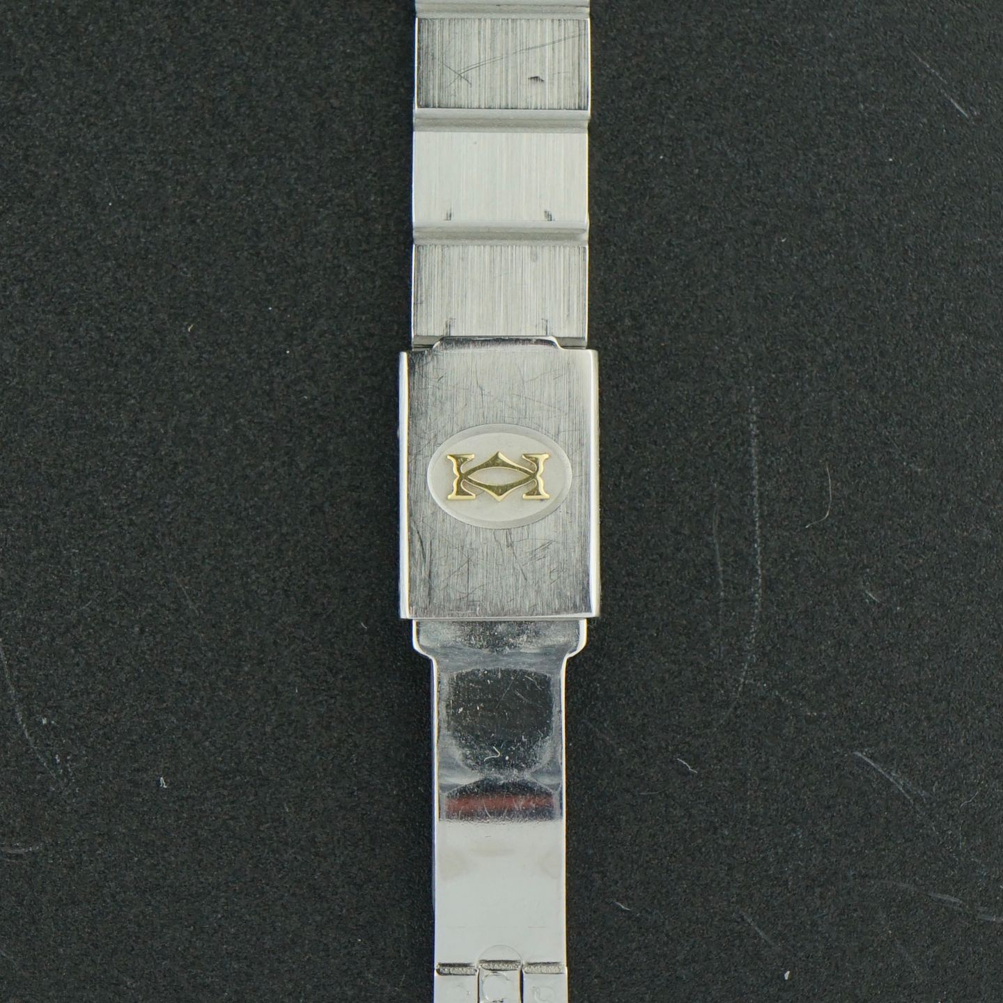 Cartier Santos 0907 (1990) - Wit wijzerplaat 25mm Goud/Staal (8/8)