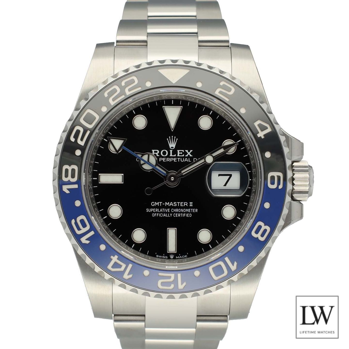 Rolex GMT-Master II 126710BLNR (2023) - Zwart wijzerplaat 40mm Staal (2/8)