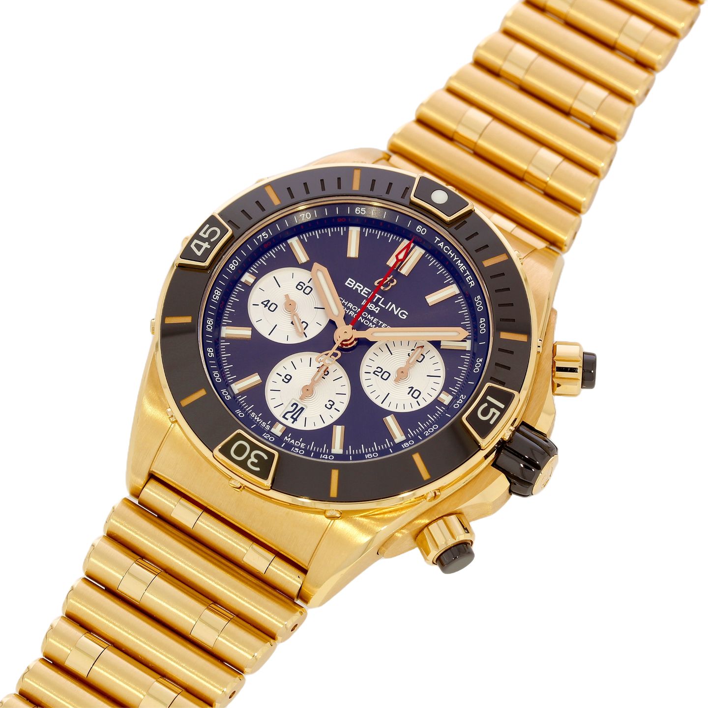 Breitling Chronomat RB0136E31Q1R1 (2023) - Bruin wijzerplaat 44mm Roodgoud (2/6)