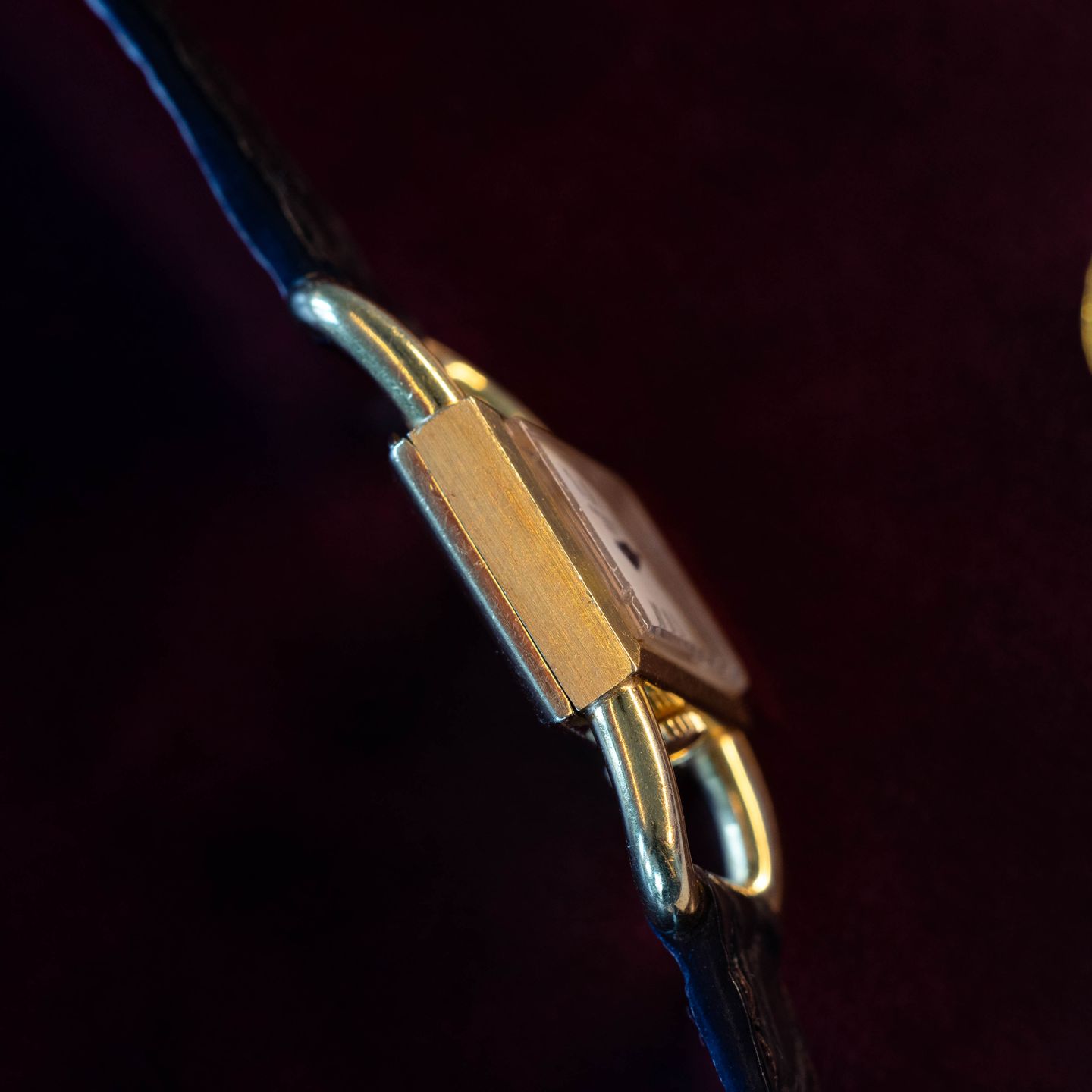 Baume & Mercier Vintage 38194 (1967) - Wit wijzerplaat 22mm Geelgoud (4/6)