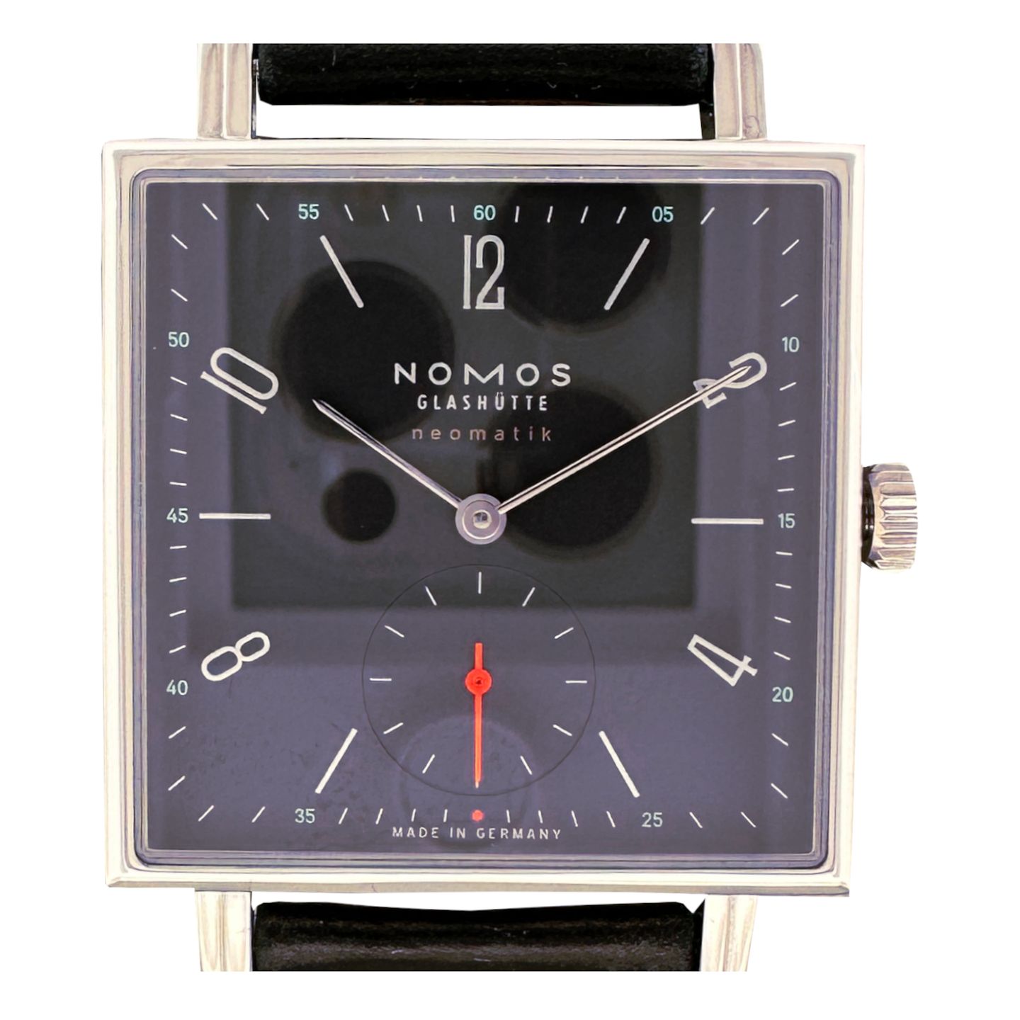 NOMOS Tetra Neomatik 422 (2021) - Blue dial 33 mm Steel case (1/8)