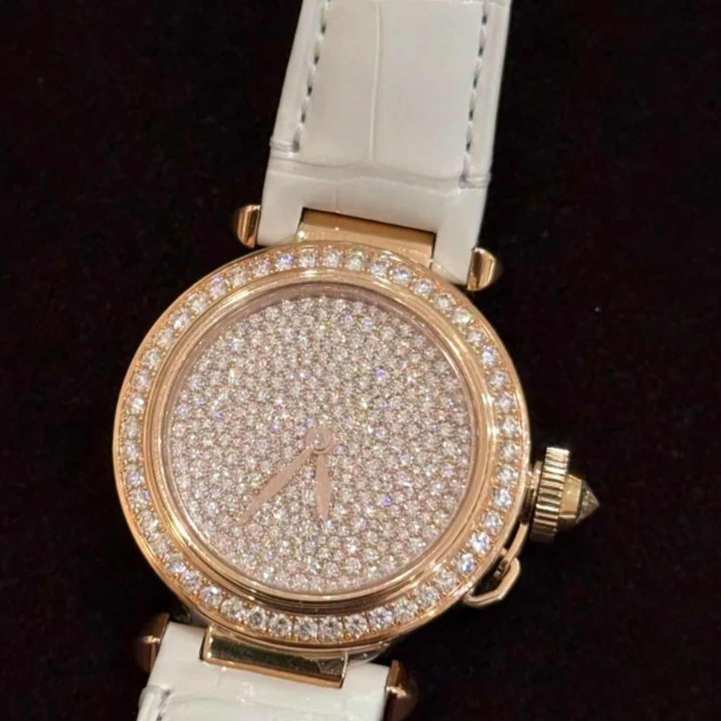 Cartier Pasha WJPA0033 (2025) - Diamant wijzerplaat 30mm Roségoud (1/1)