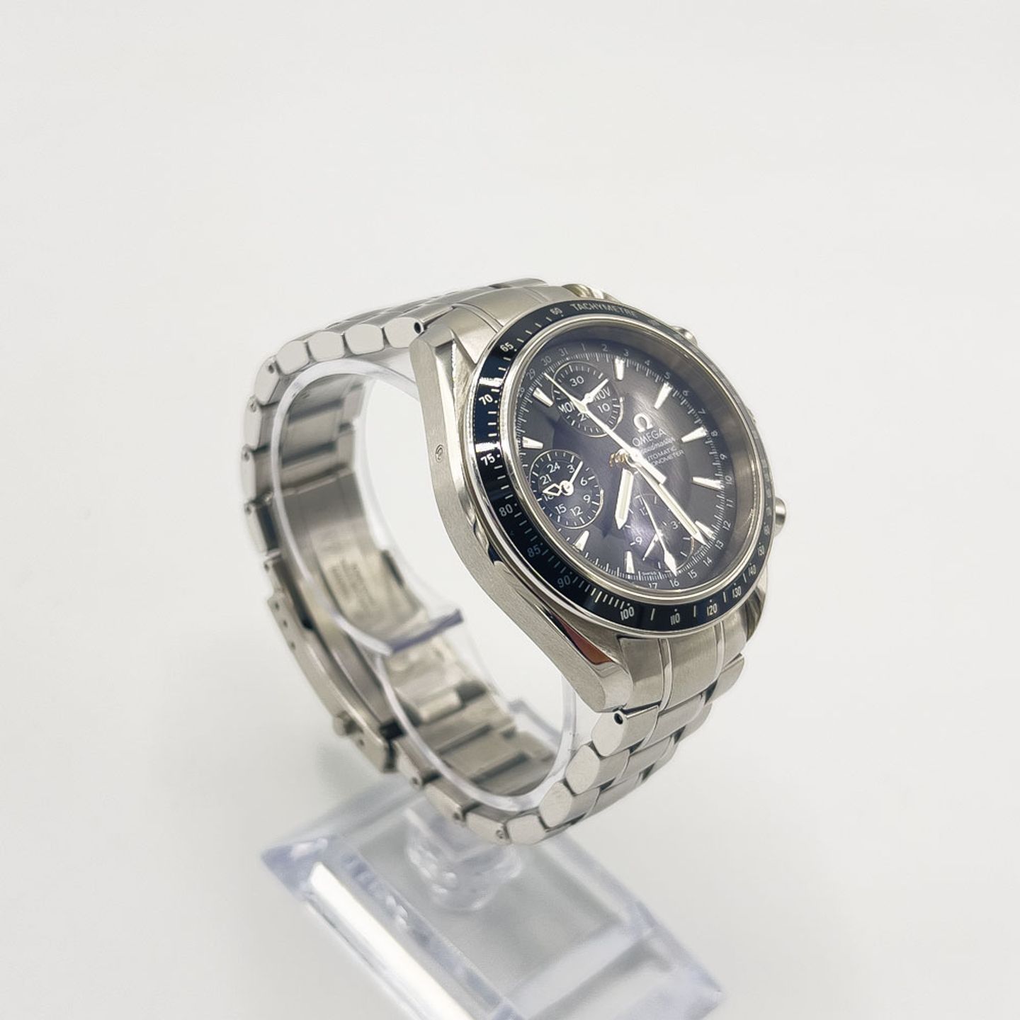 Omega Speedmaster Day Date 3220.50.00 (Unknown (random serial)) - Black dial 40 mm Steel case (3/5)