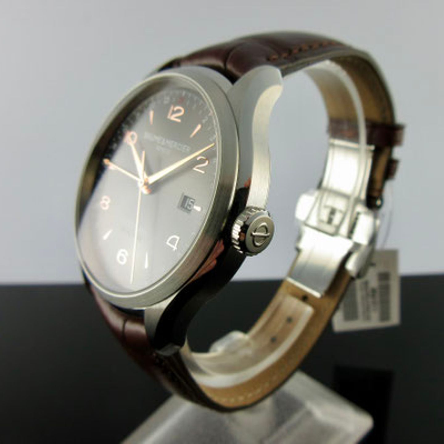 Baume & Mercier Clifton M0A10111 (2025) - Grijs wijzerplaat 43mm Staal (2/8)