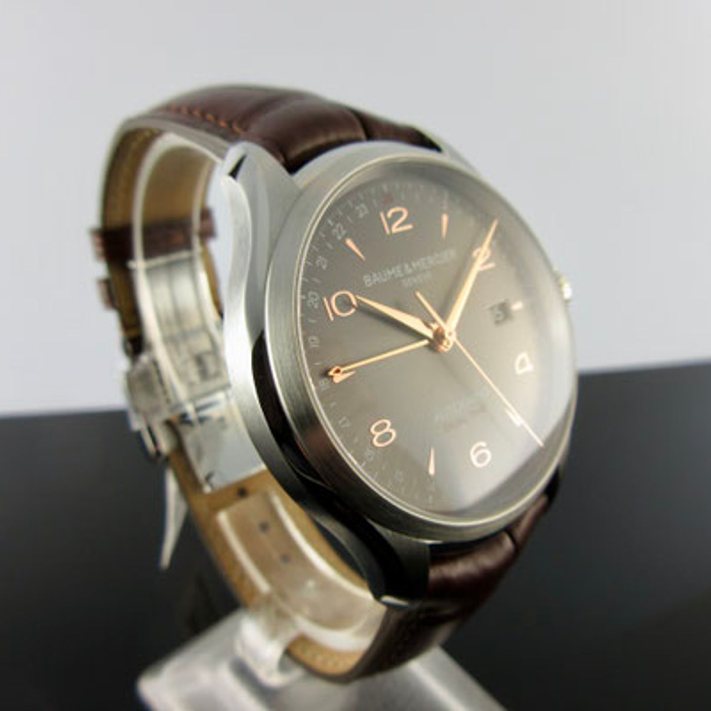 Baume & Mercier Clifton M0A10111 (2025) - Grijs wijzerplaat 43mm Staal (5/8)