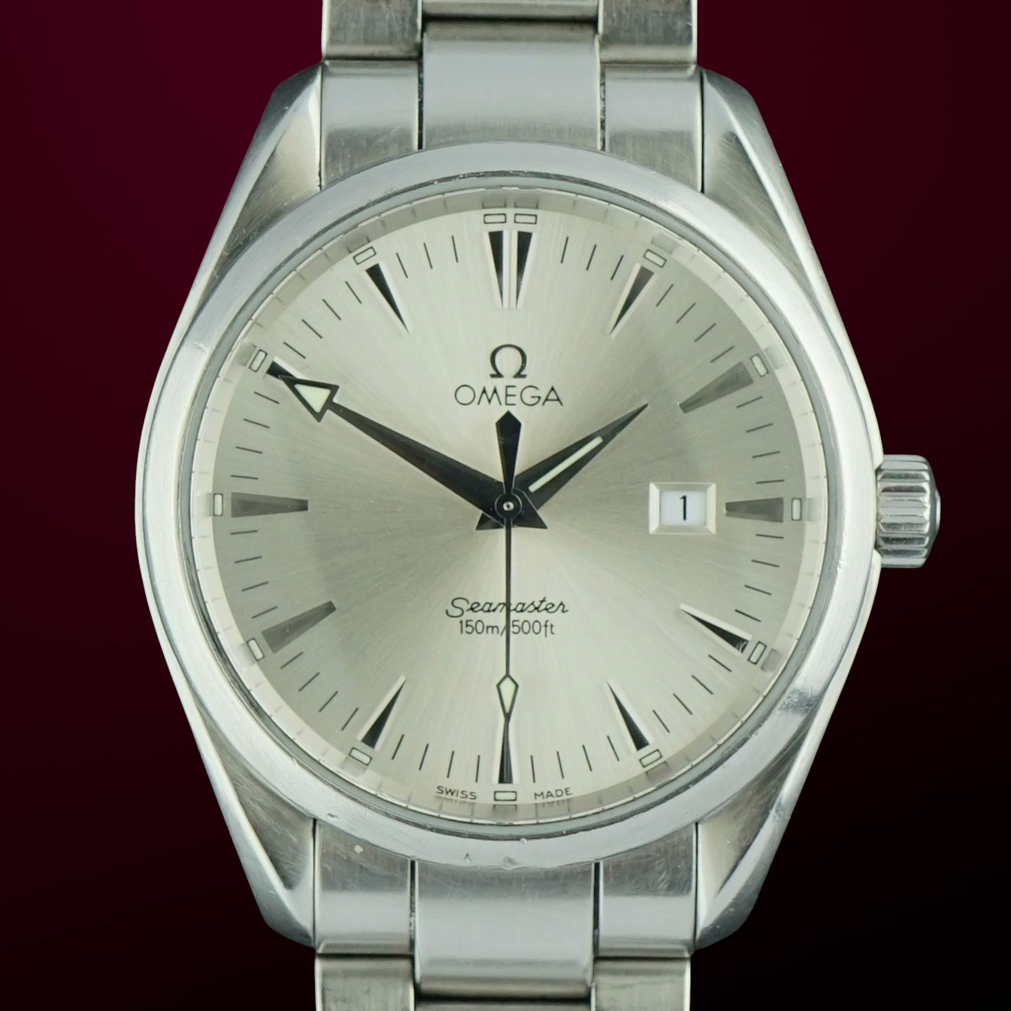 Omega Seamaster Aqua Terra 2517.30.00 (2010) - White dial 39 mm Steel case (1/8)
