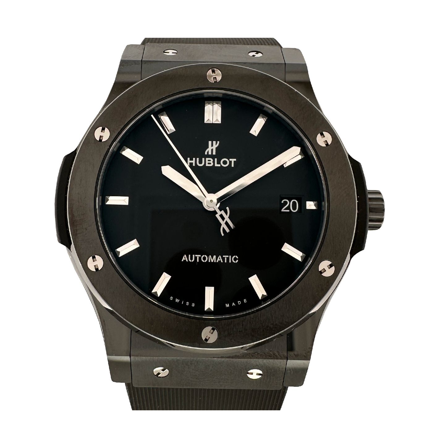 Hublot Classic Fusion 511.CM.1171.RX (2024) - Zwart wijzerplaat 45mm Keramiek (1/8)